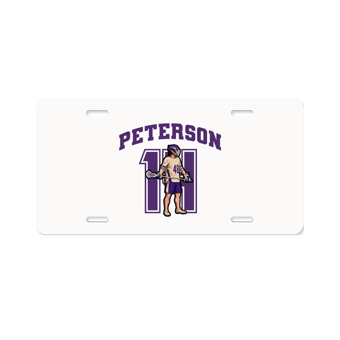 License Plate — Number in Classic