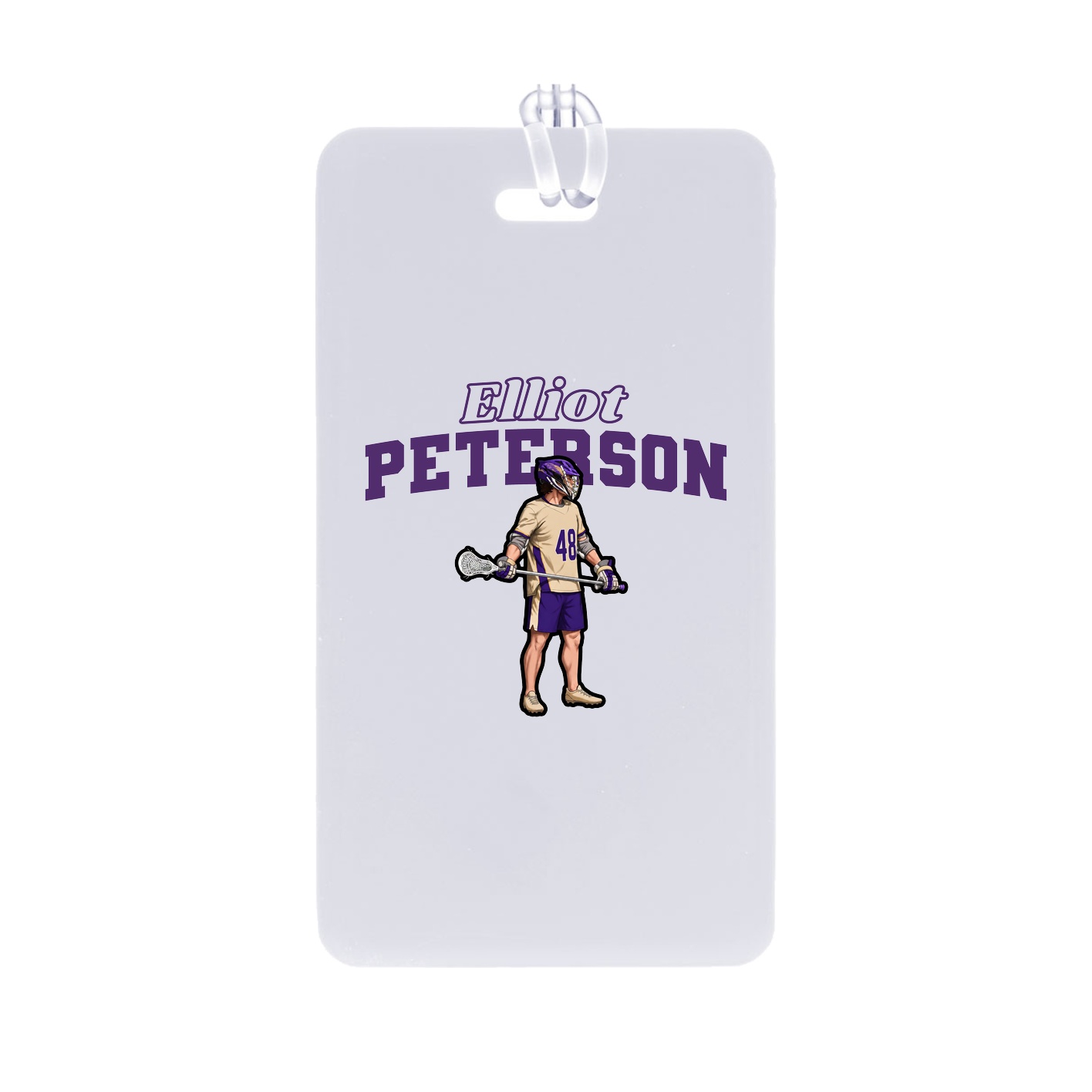 Bag Tag — Name Arch in Classic