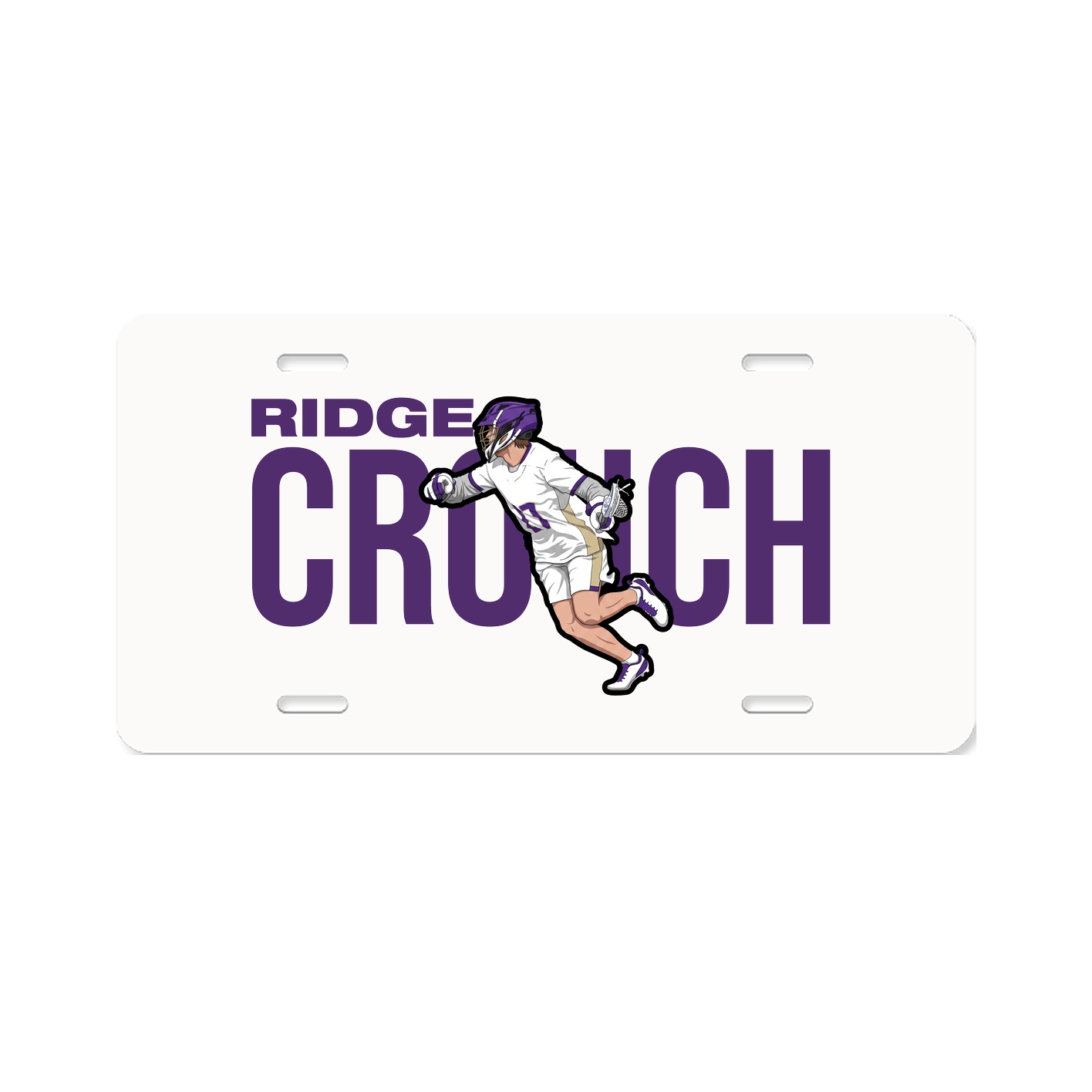 License Plate — Player Name in Classic