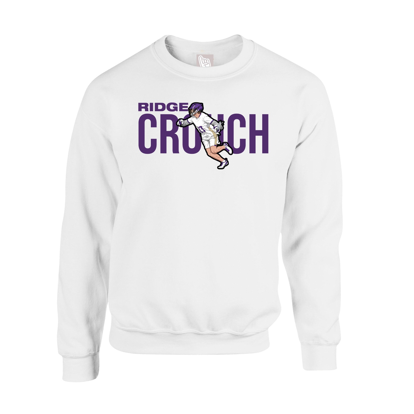 Fleece Crew — Player Name in White