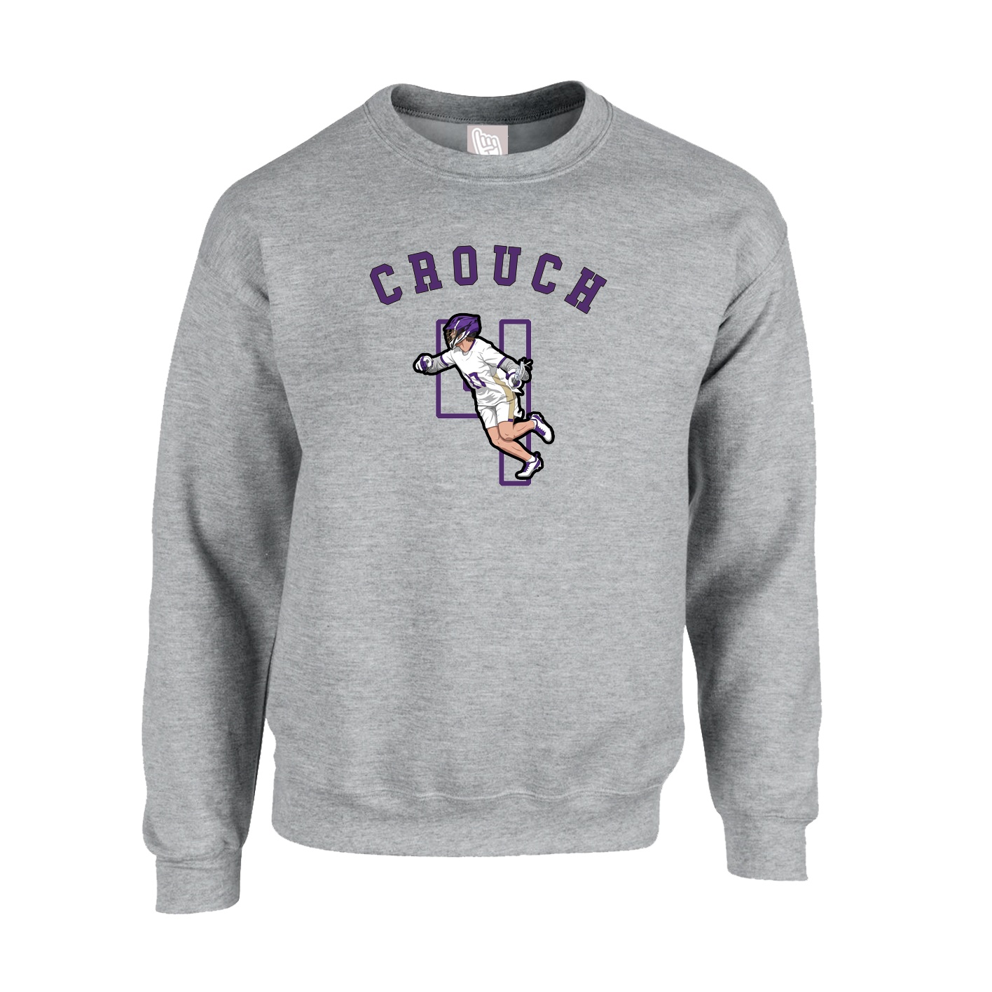 Fleece Crew — Shirsey Arch in Grey