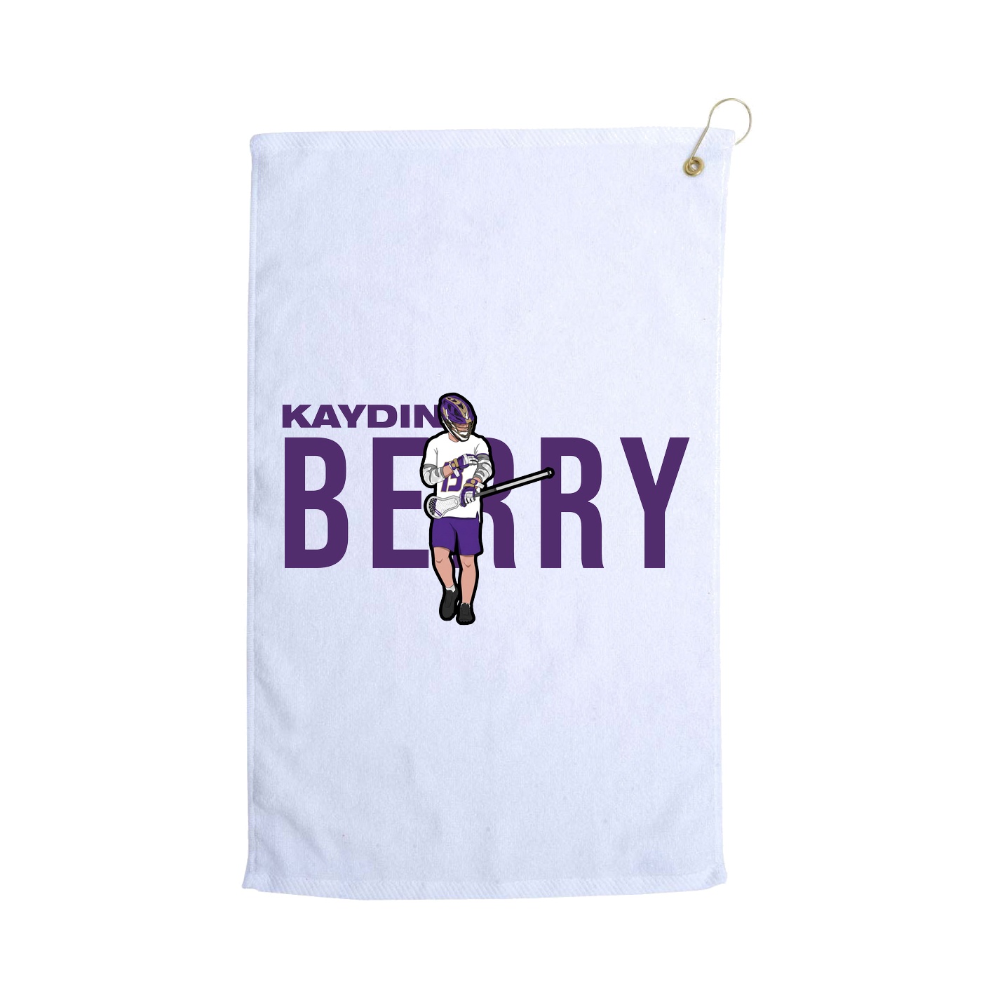 Golf Towel — Player Name in White