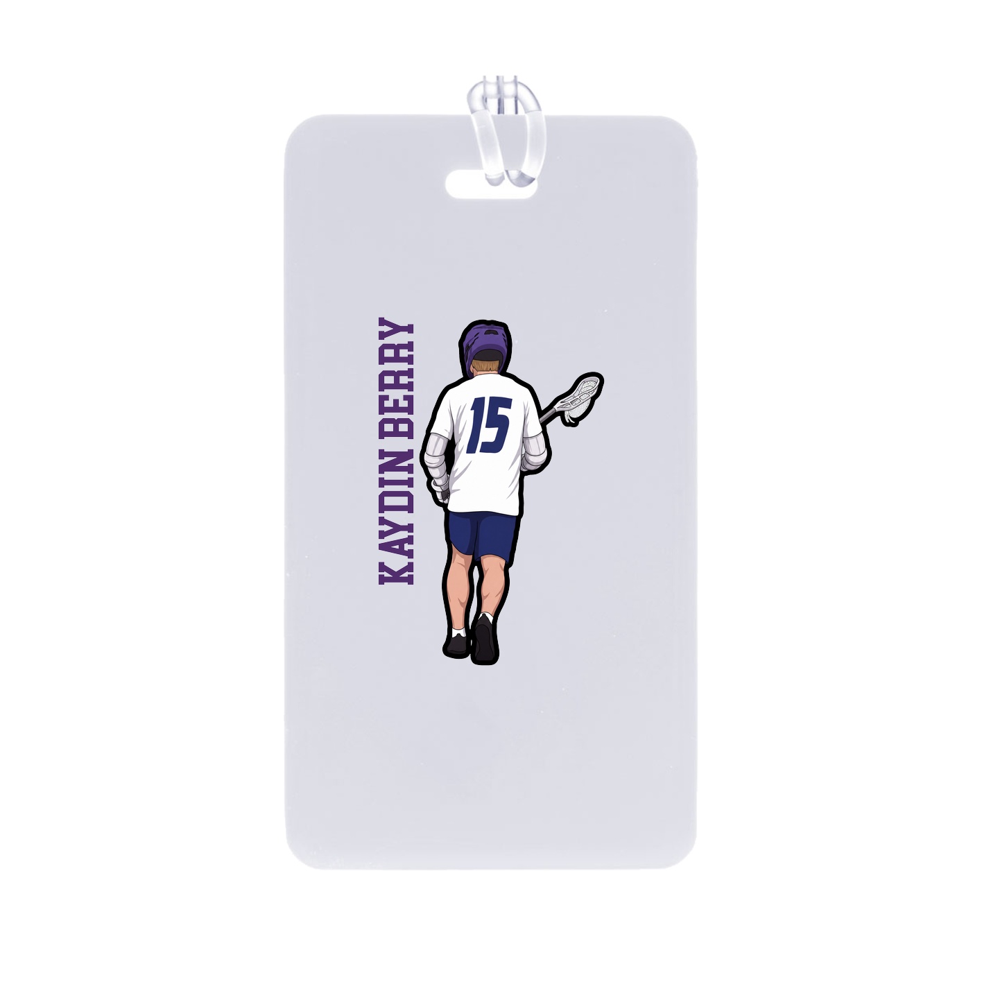 Bag Tag — Name Vertical in Classic