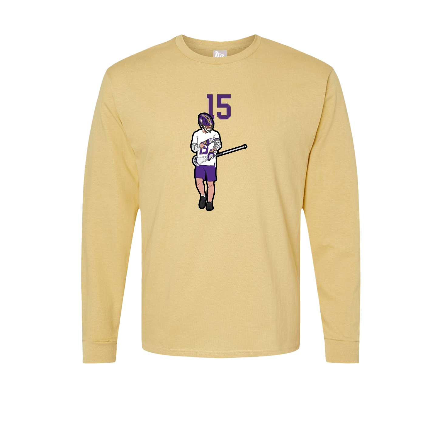 Long Sleeve Tee — Number Top in Vegas Gold
