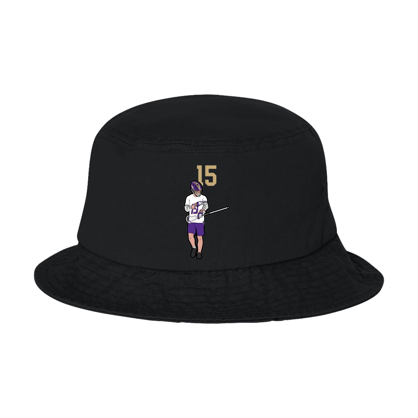 Bucket Cap — Number Top in Black