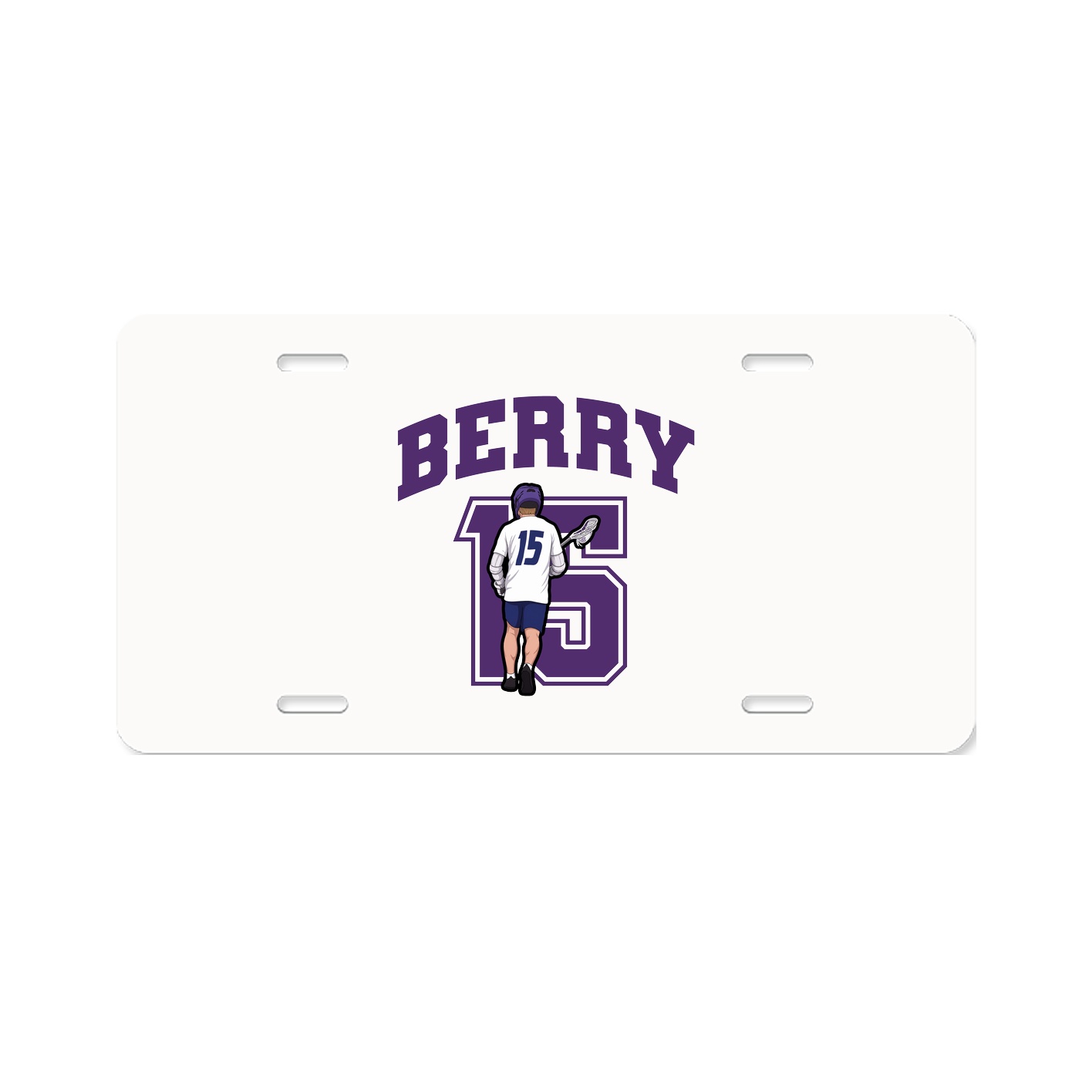 License Plate — Number in Classic