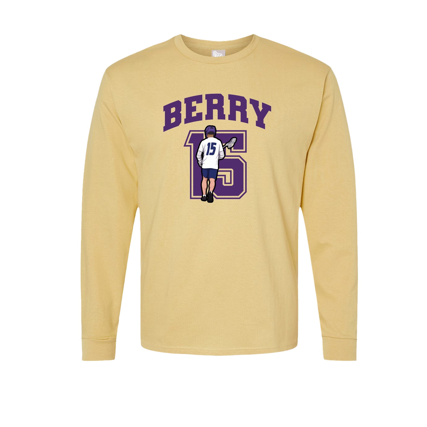 Long Sleeve Tee — Number in Vegas Gold