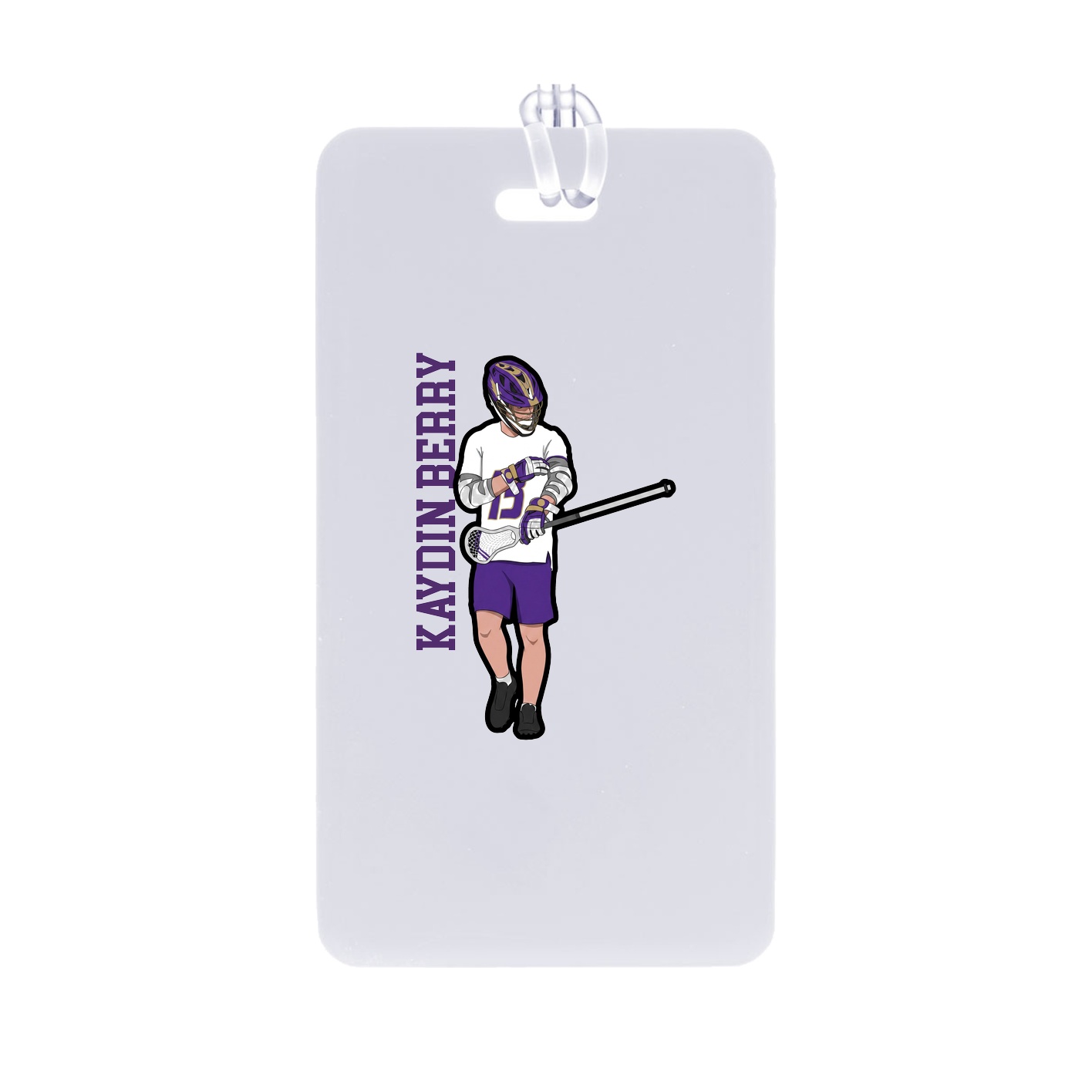 Bag Tag — Name Vertical in Classic