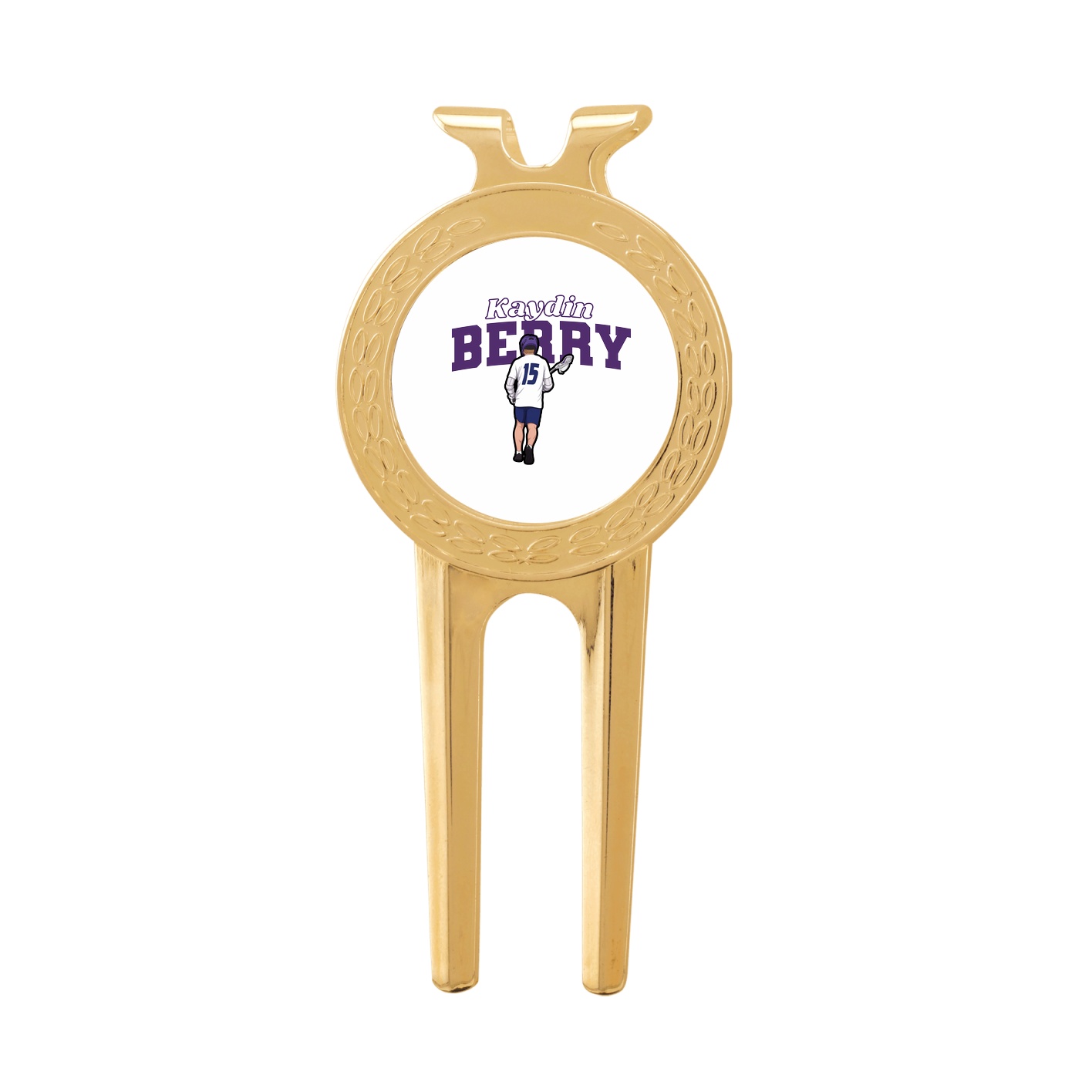 Divot Tool with Ball Marker — Name Arch in Classic