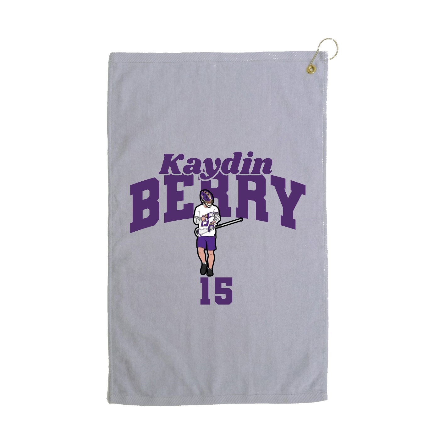 Golf Towel — Signature Arch in Grey