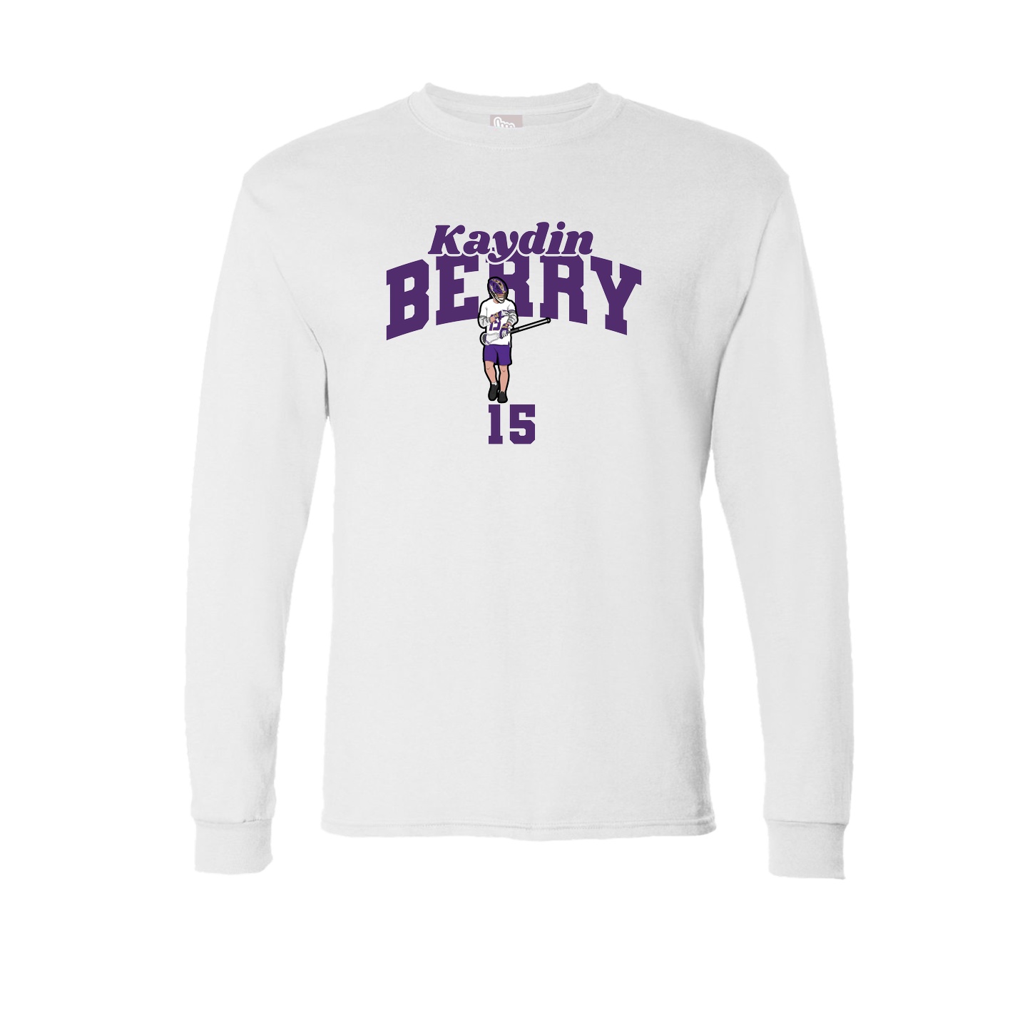 Long Sleeve Tee — Signature Arch in White