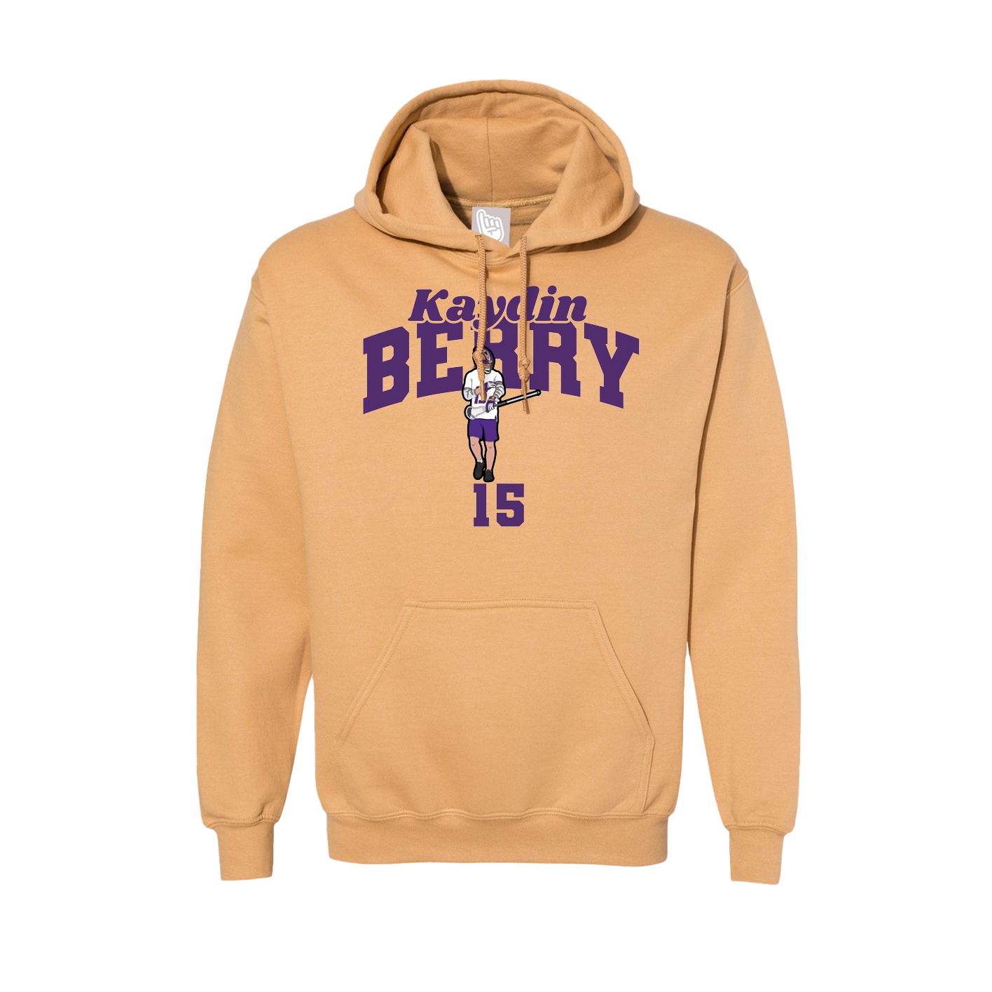 Hoodie — Signature Arch in Vegas Gold