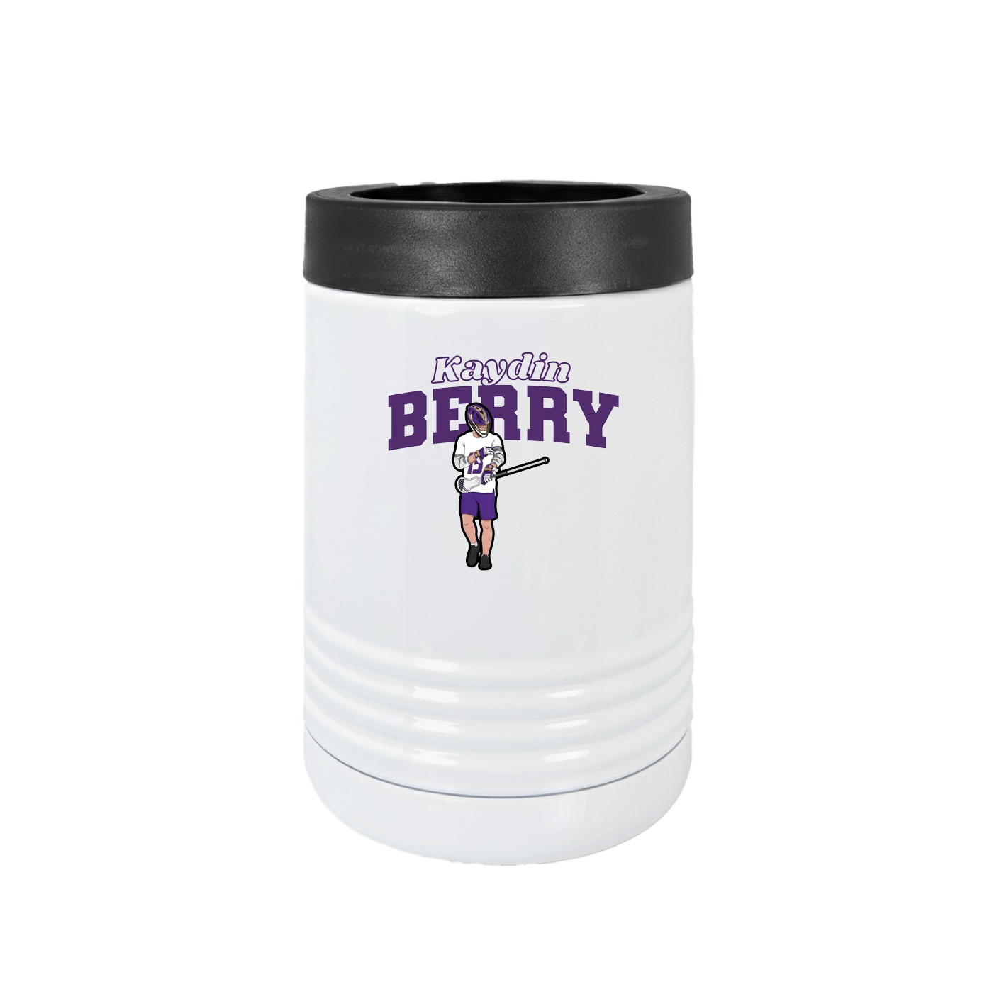 Beverage Holder — Name Arch in White