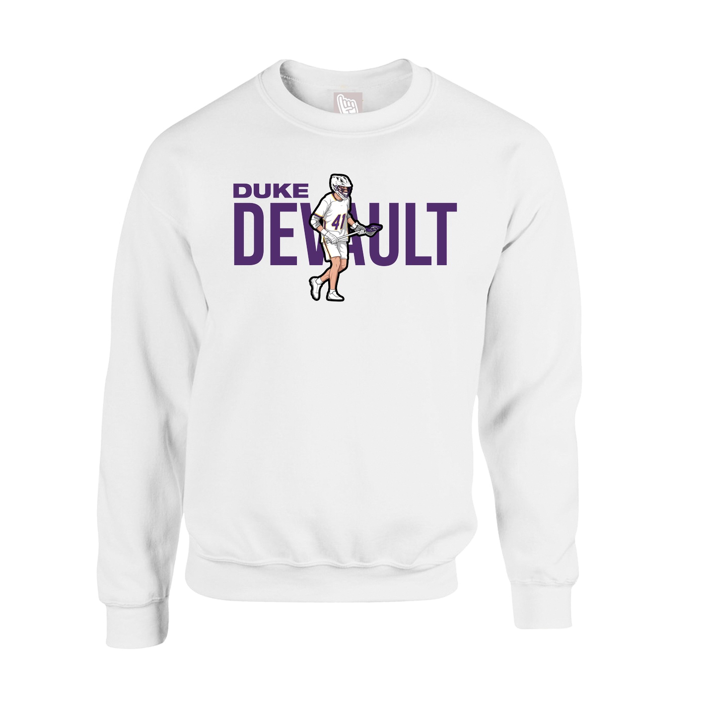 Fleece Crew — Player Name in White