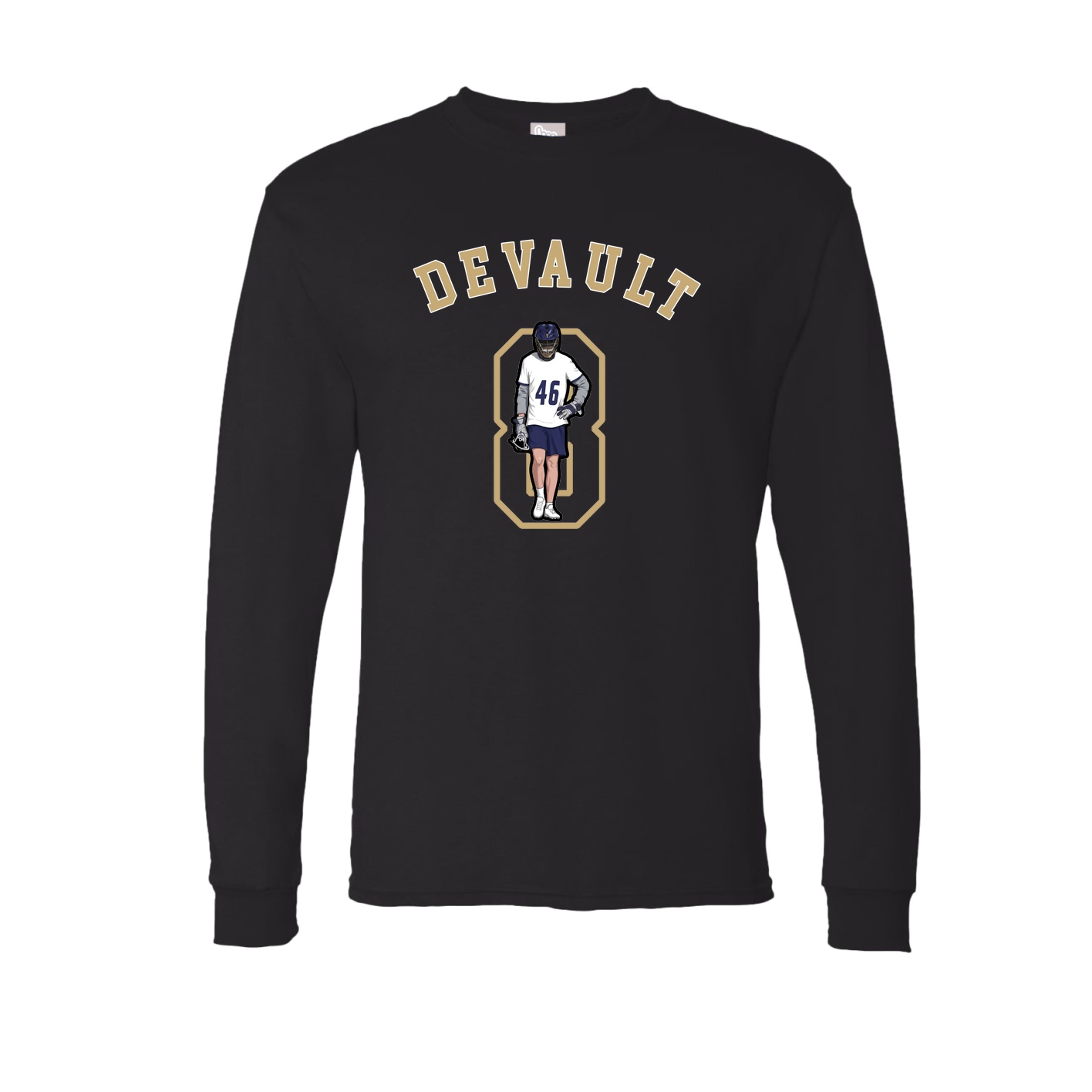 Long Sleeve Tee — Shirsey Arch in Black