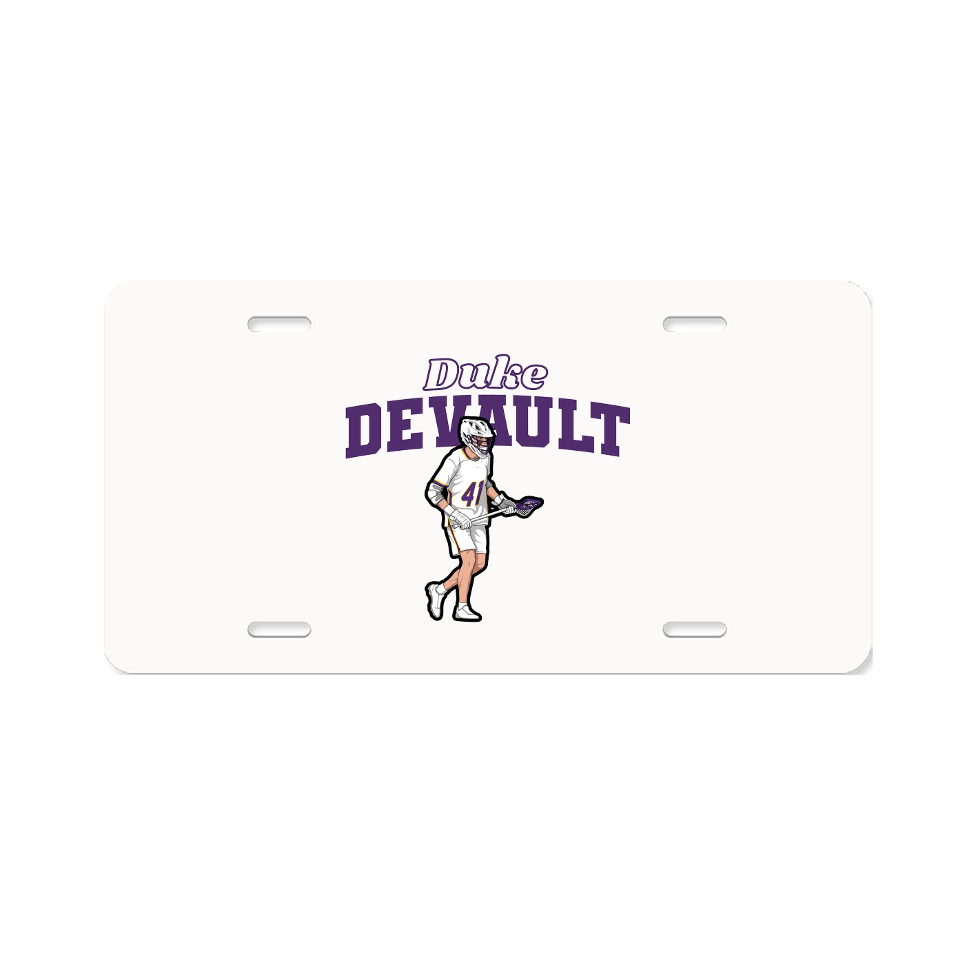 License Plate — Name Arch in Classic