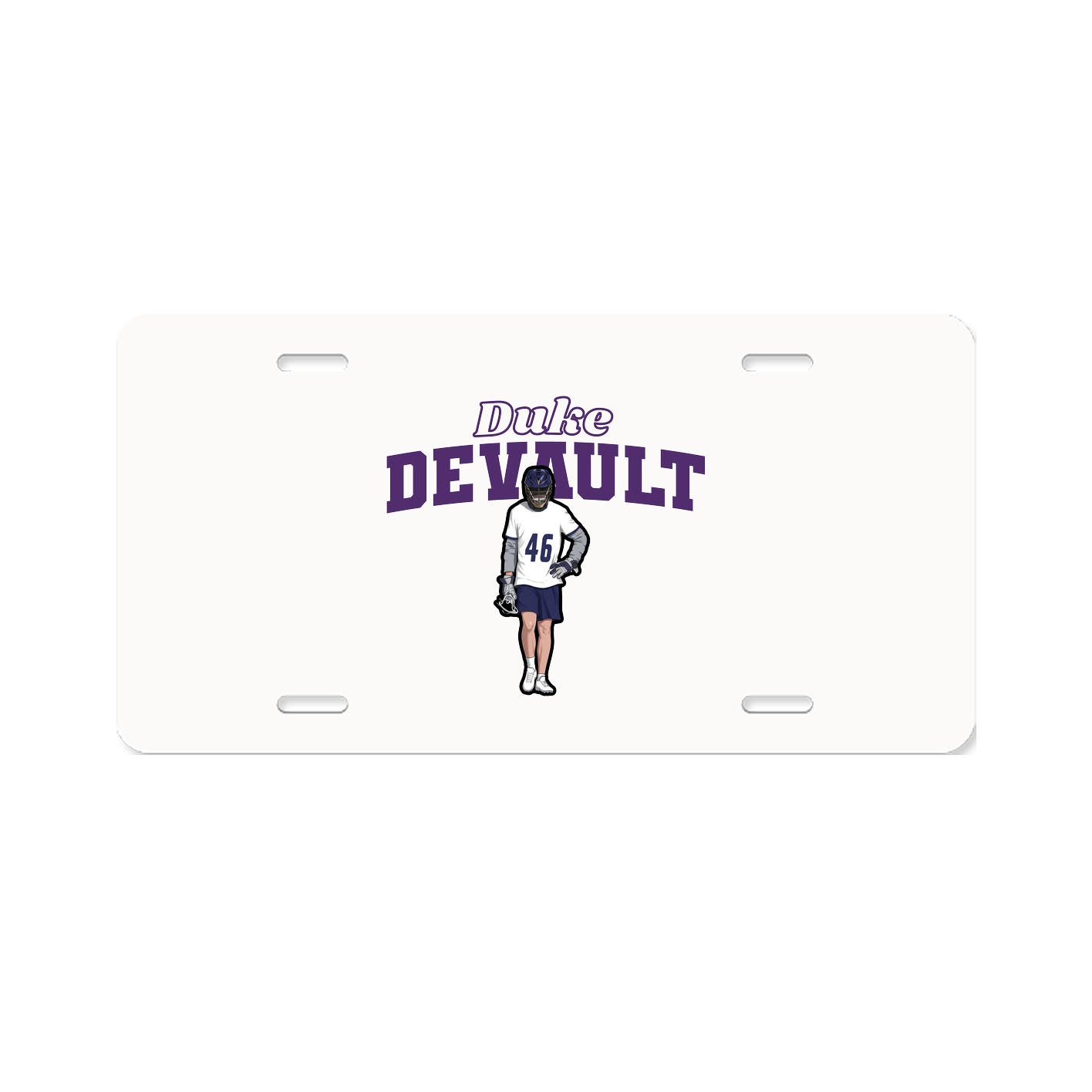 License Plate — Name Arch in Classic