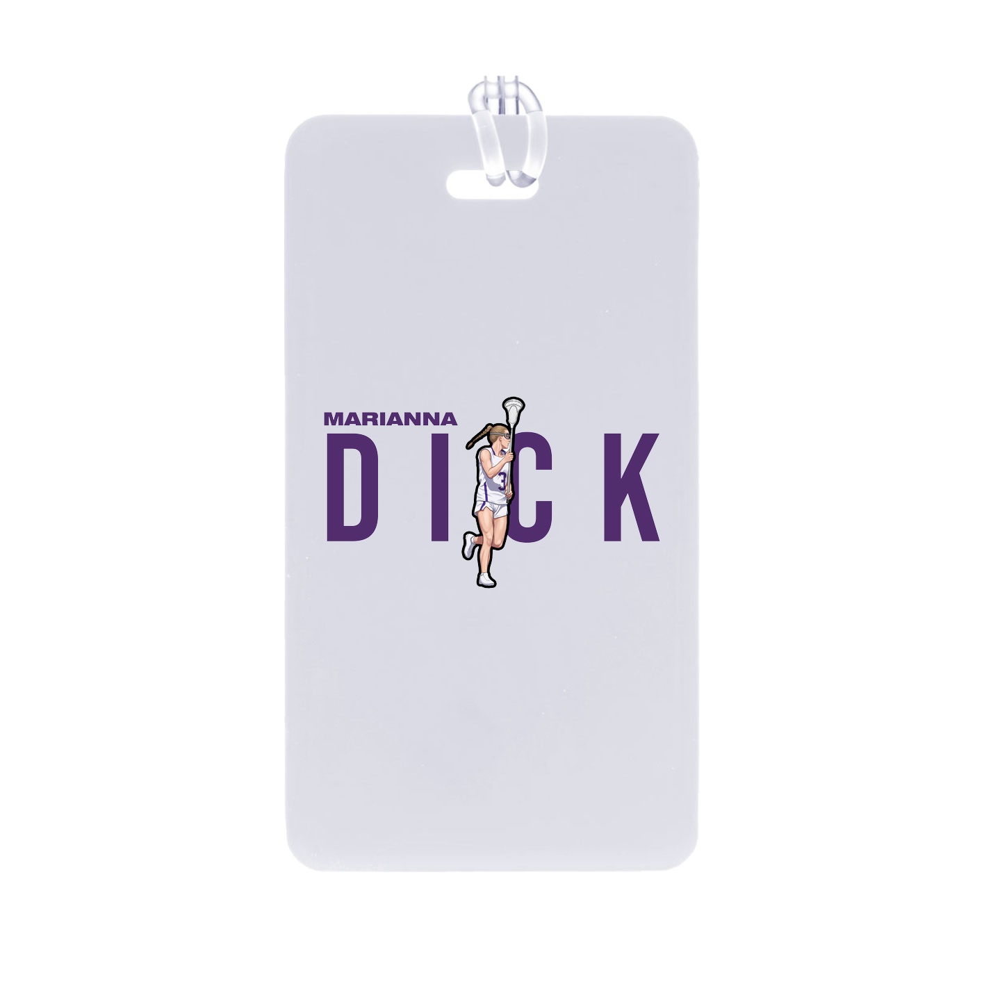 Bag Tag — Player Name in Classic