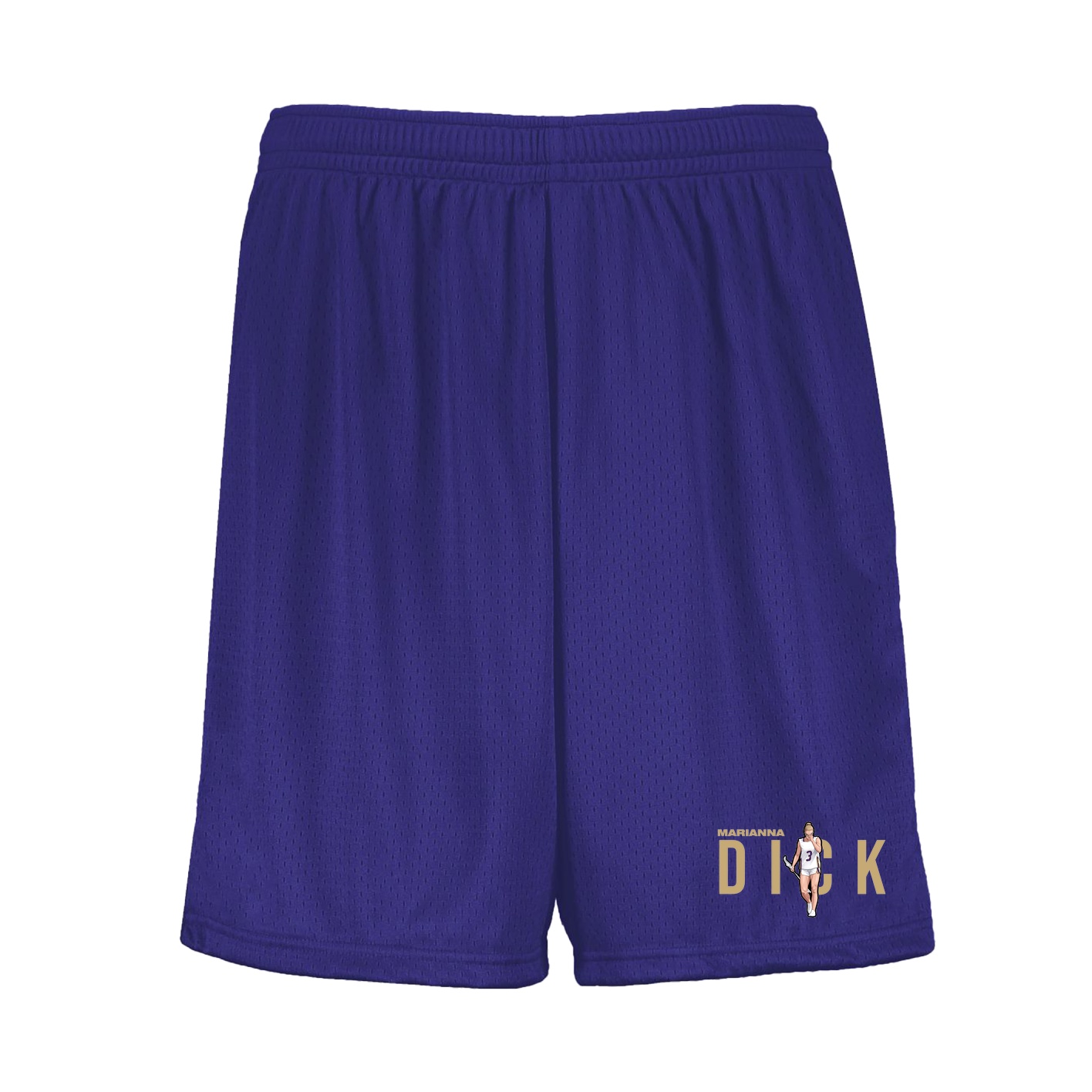 Shorts — Player Name in Purple