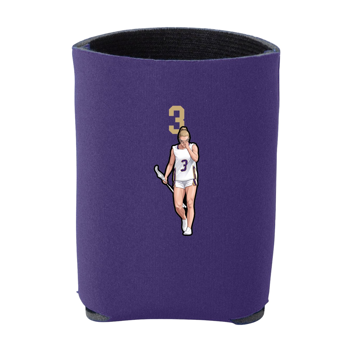 Can Holder — Number Top in Purple