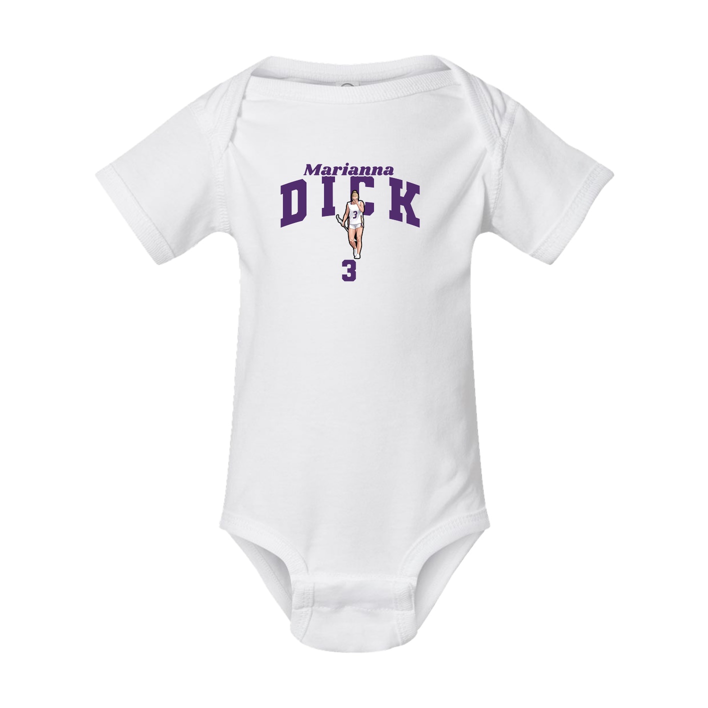 Baby Onesie — Signature Arch in White