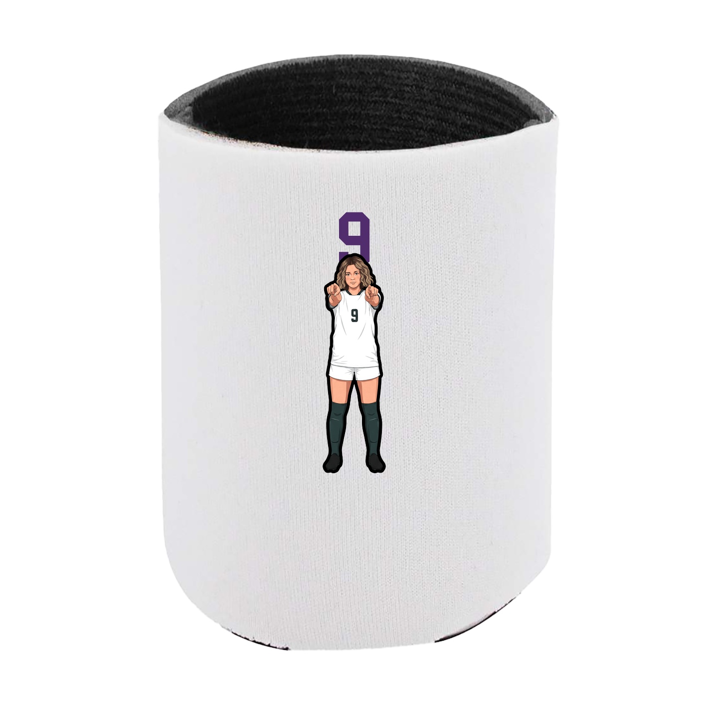 Can Holder — Number Top in White