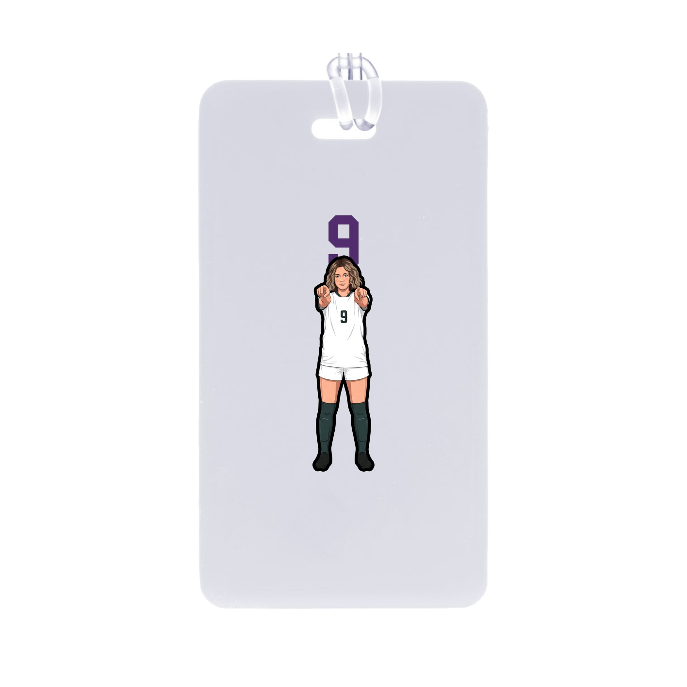 Bag Tag — Number Top in Classic
