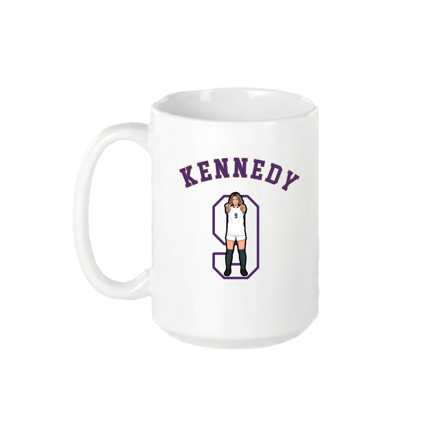 15oz Coffee Mug — Shirsey Arch in White