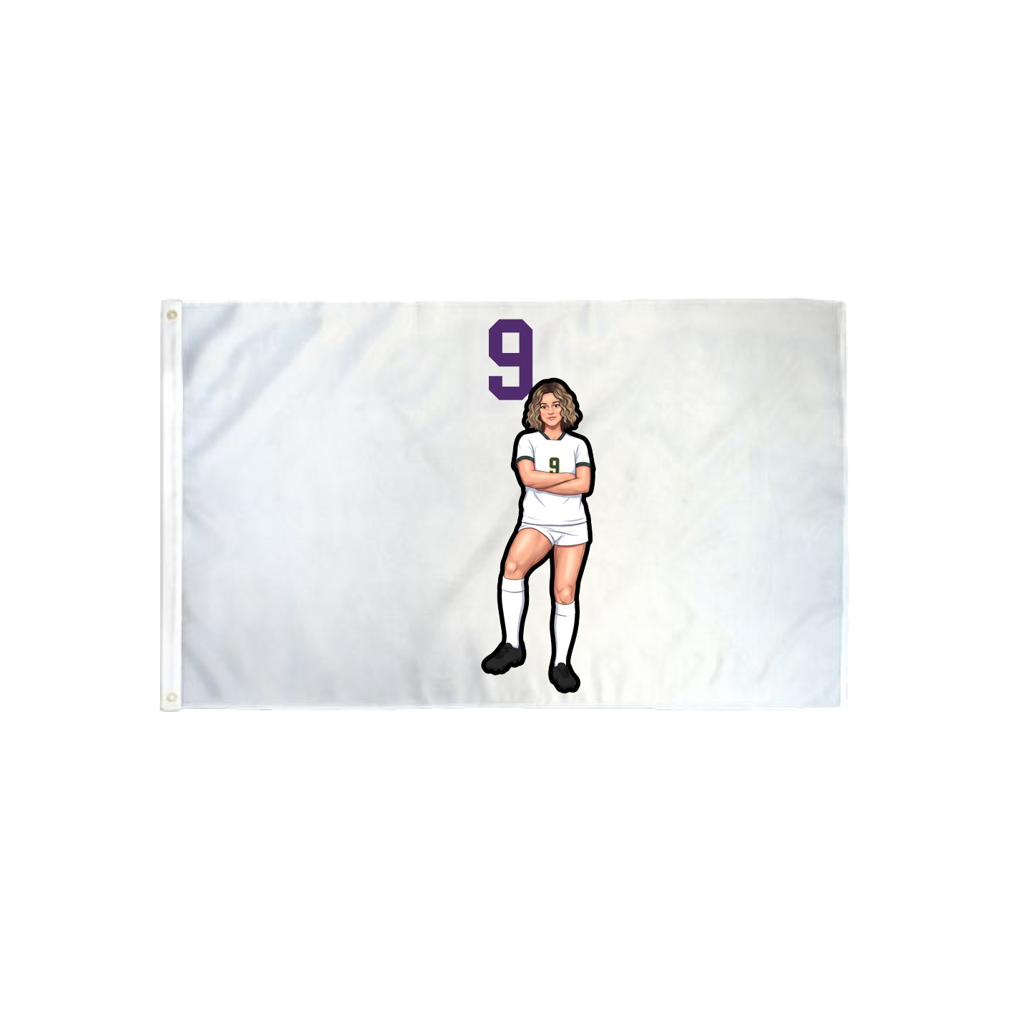 3x5 Flag — Number Top in Classic