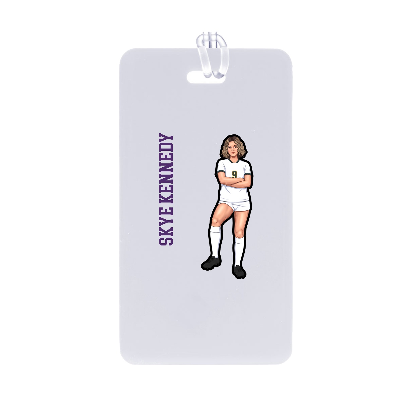 Bag Tag — Name Vertical in Classic