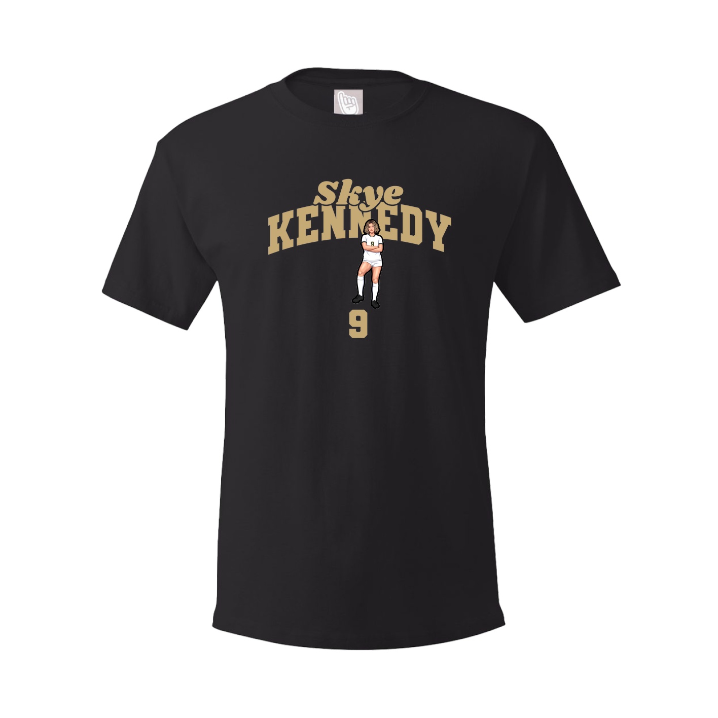 Youth Tee — Signature Arch in Black