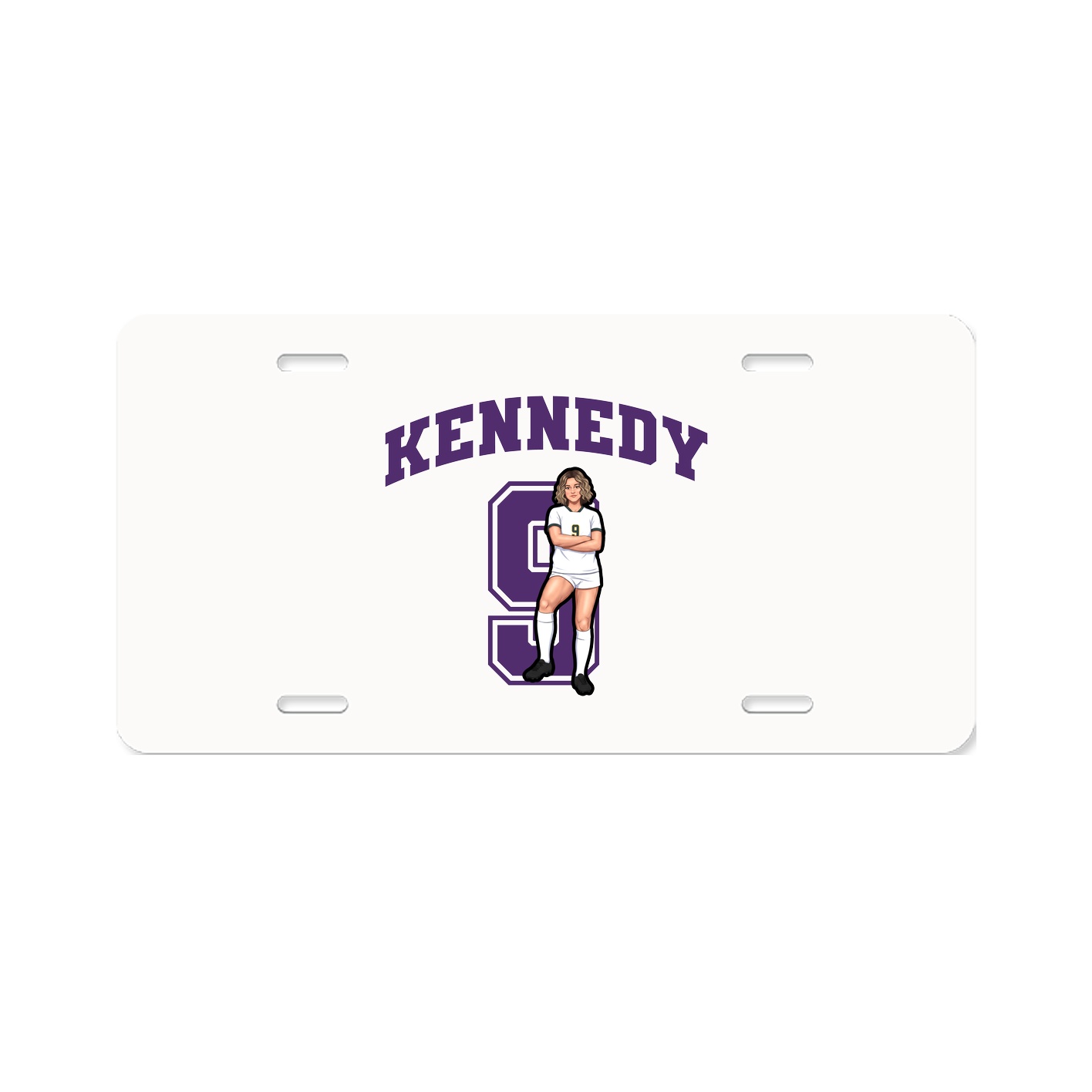 License Plate — Number in Classic