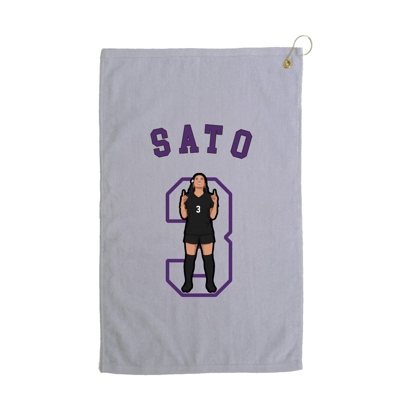 Golf Towel — Shirsey Arch in Grey
