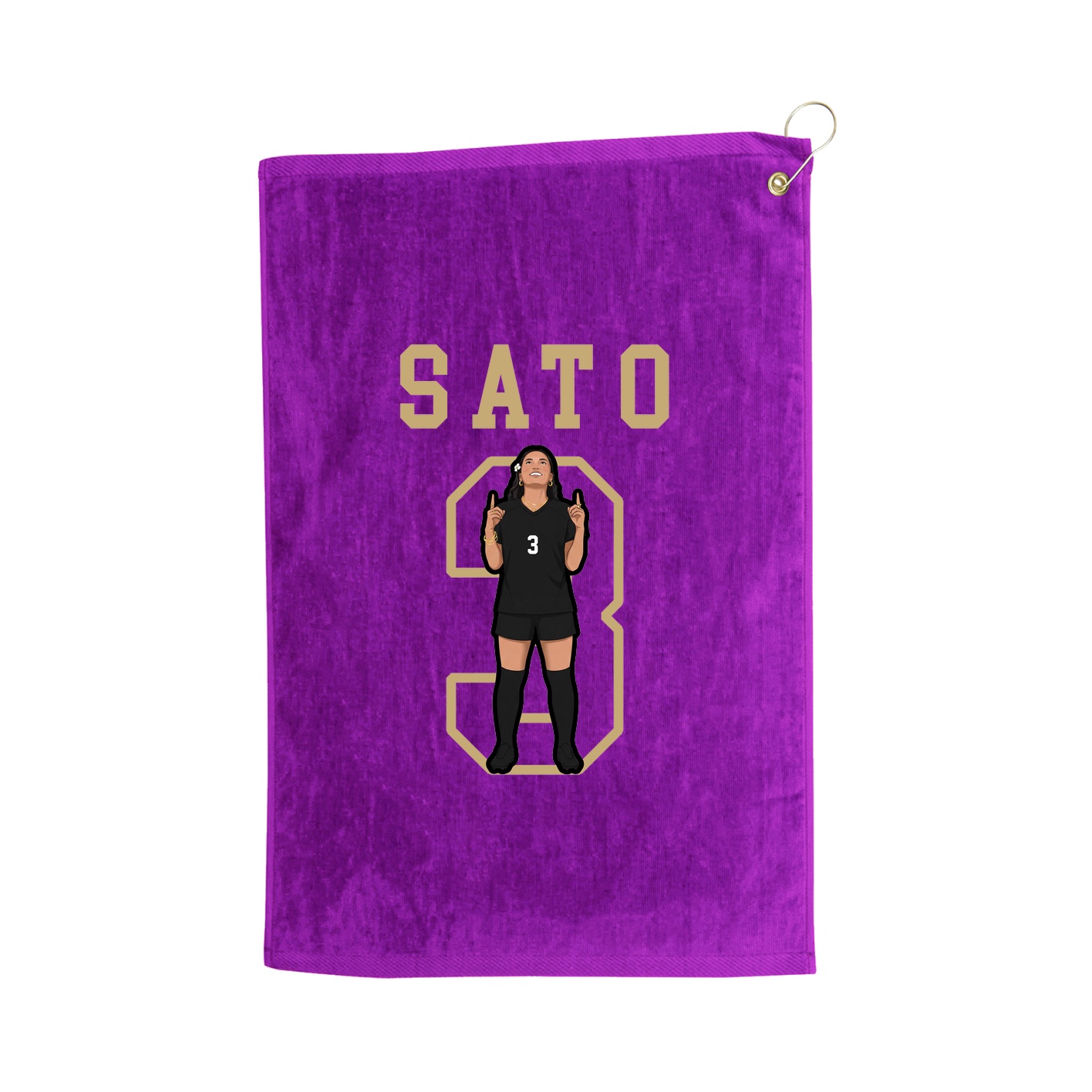 Golf Towel — Shirsey in Purple