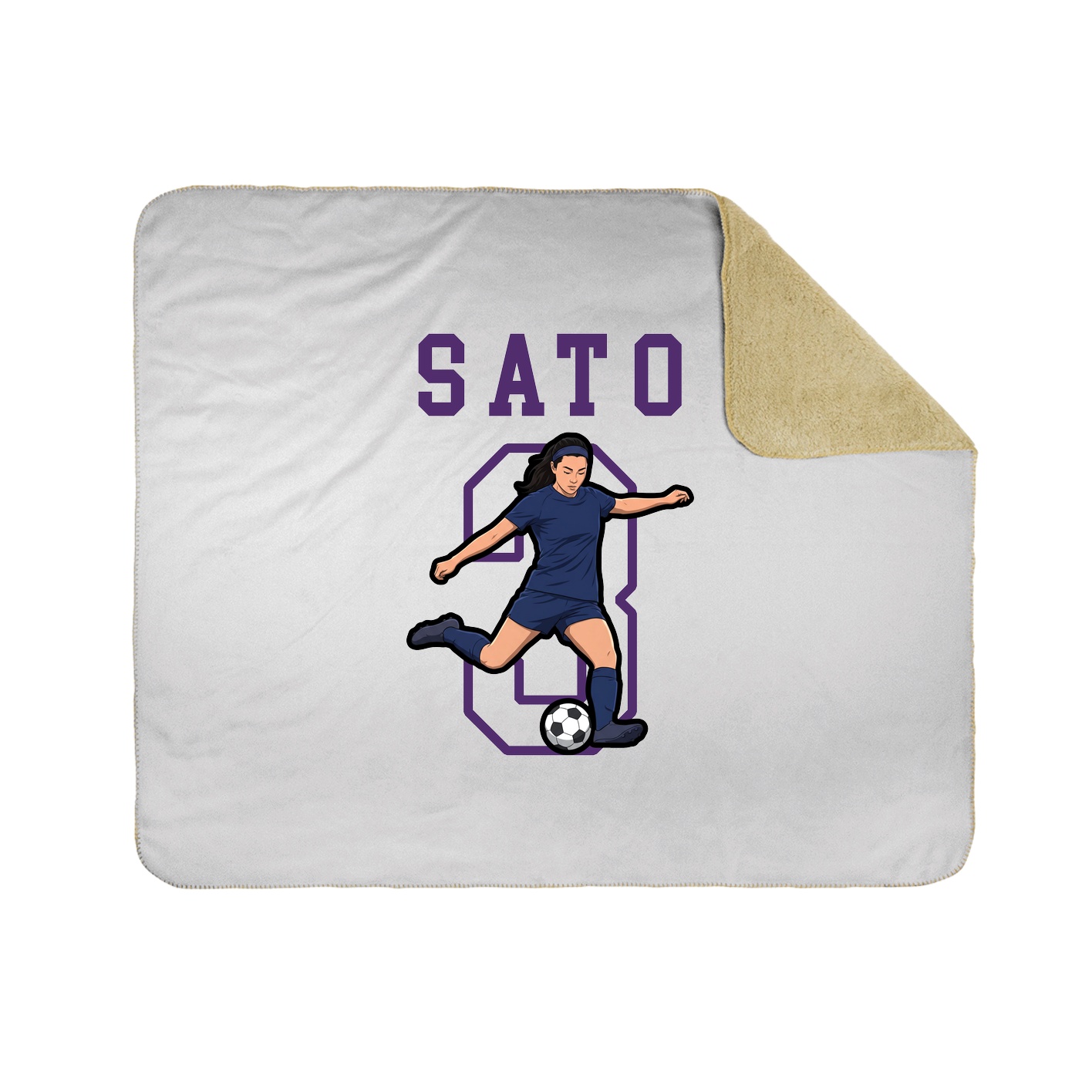 Throw Blanket — Shirsey in White