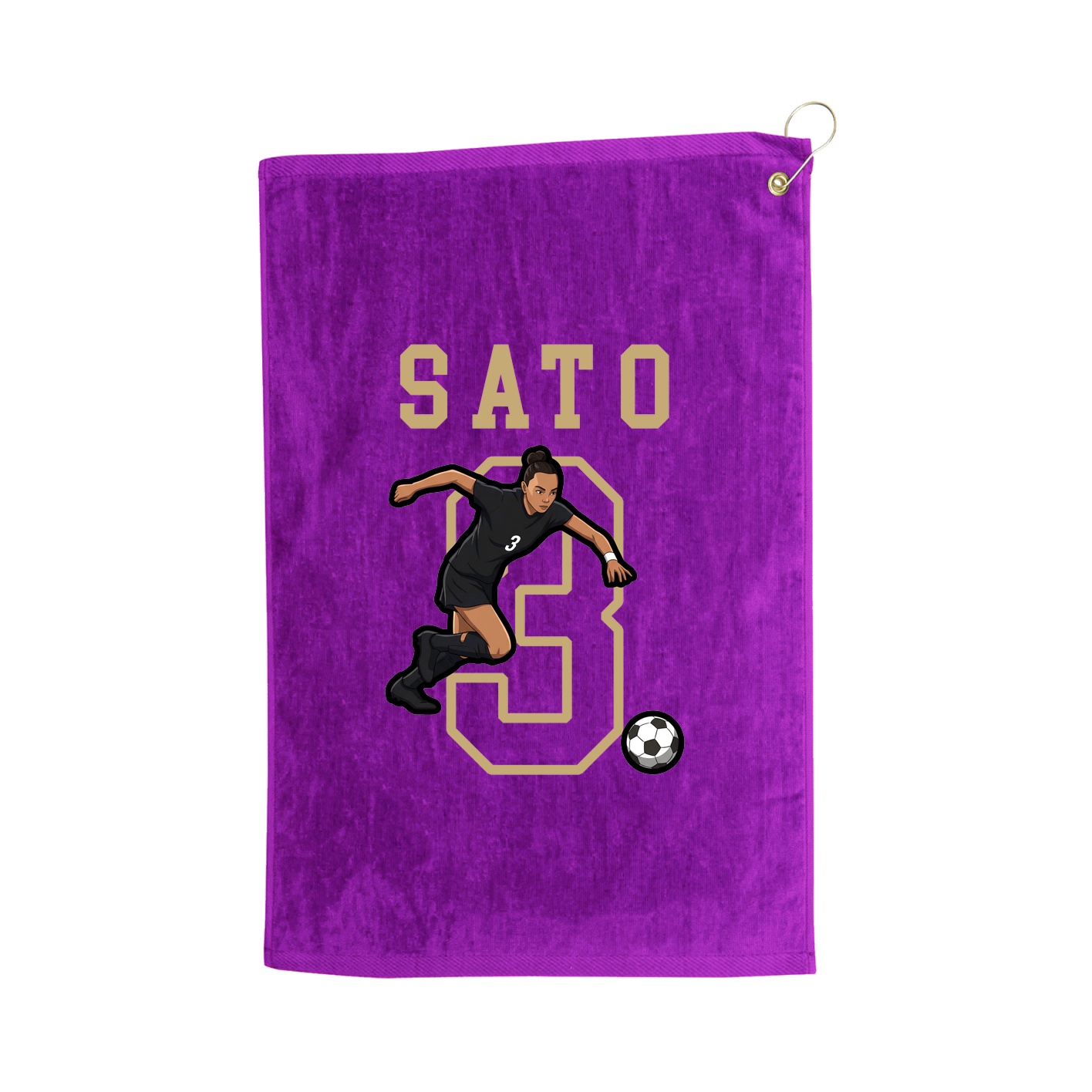 Golf Towel — Shirsey in Purple