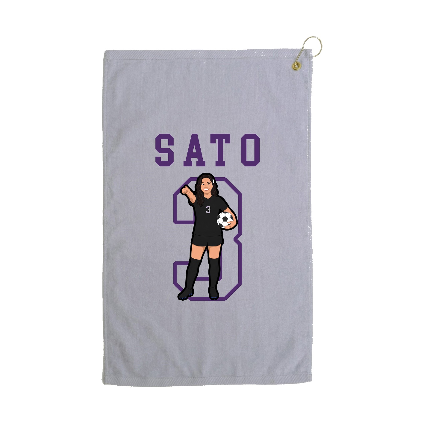 Golf Towel — Shirsey in Grey