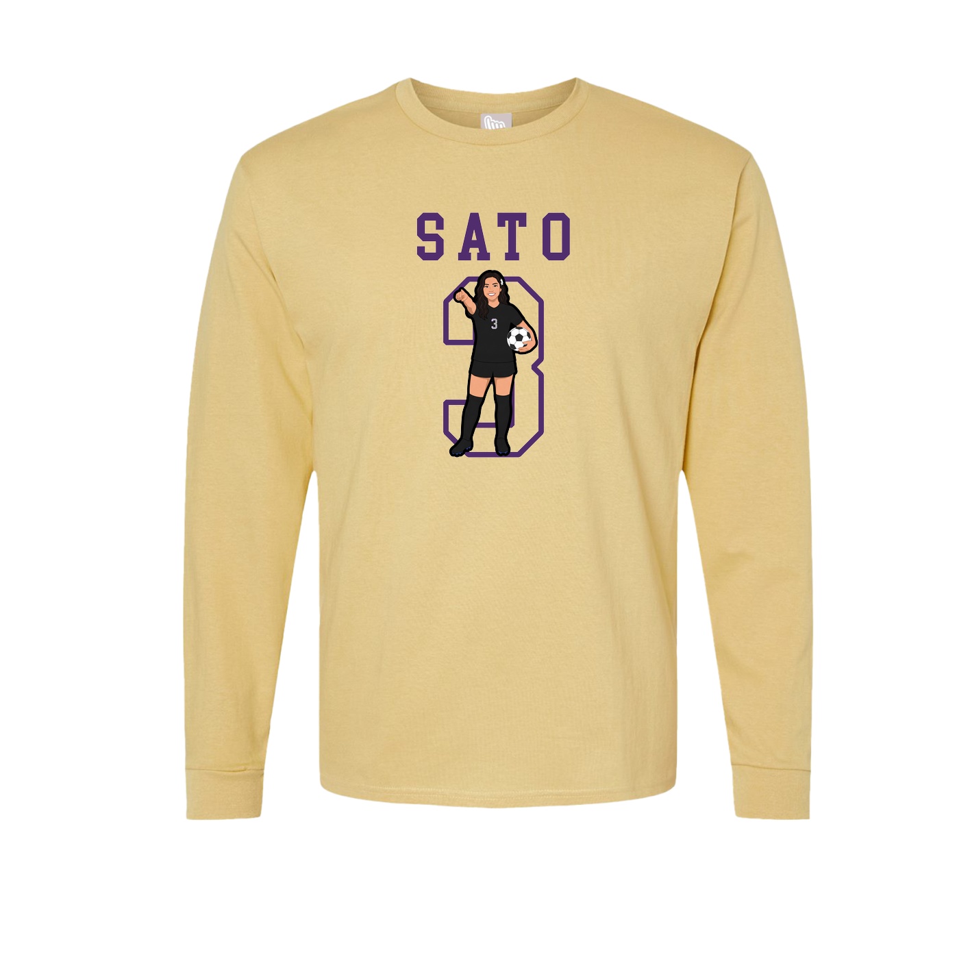Long Sleeve Tee — Shirsey in Vegas Gold