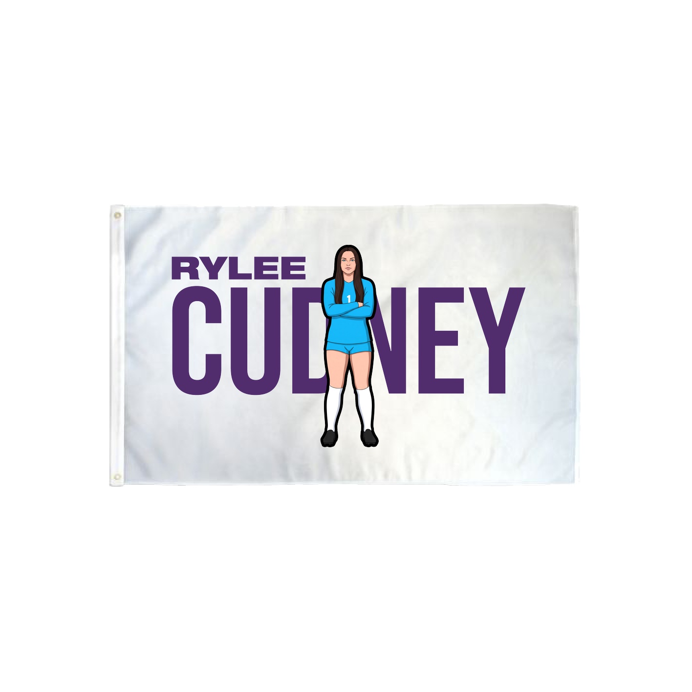 3x5 Flag — Player Name in Classic