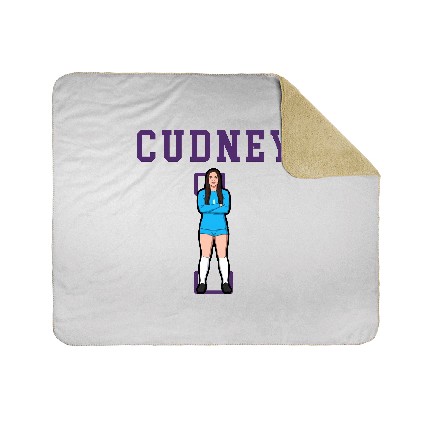 Throw Blanket — Shirsey in White