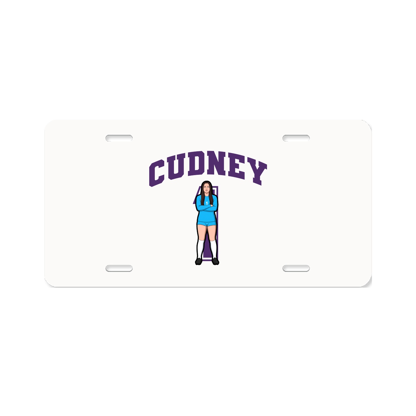 License Plate — Number in Classic
