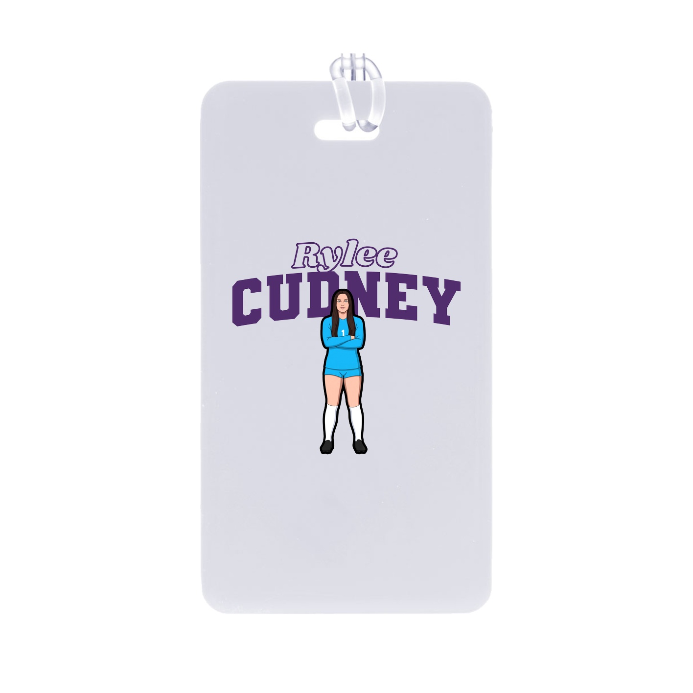 Bag Tag — Name Arch in Classic