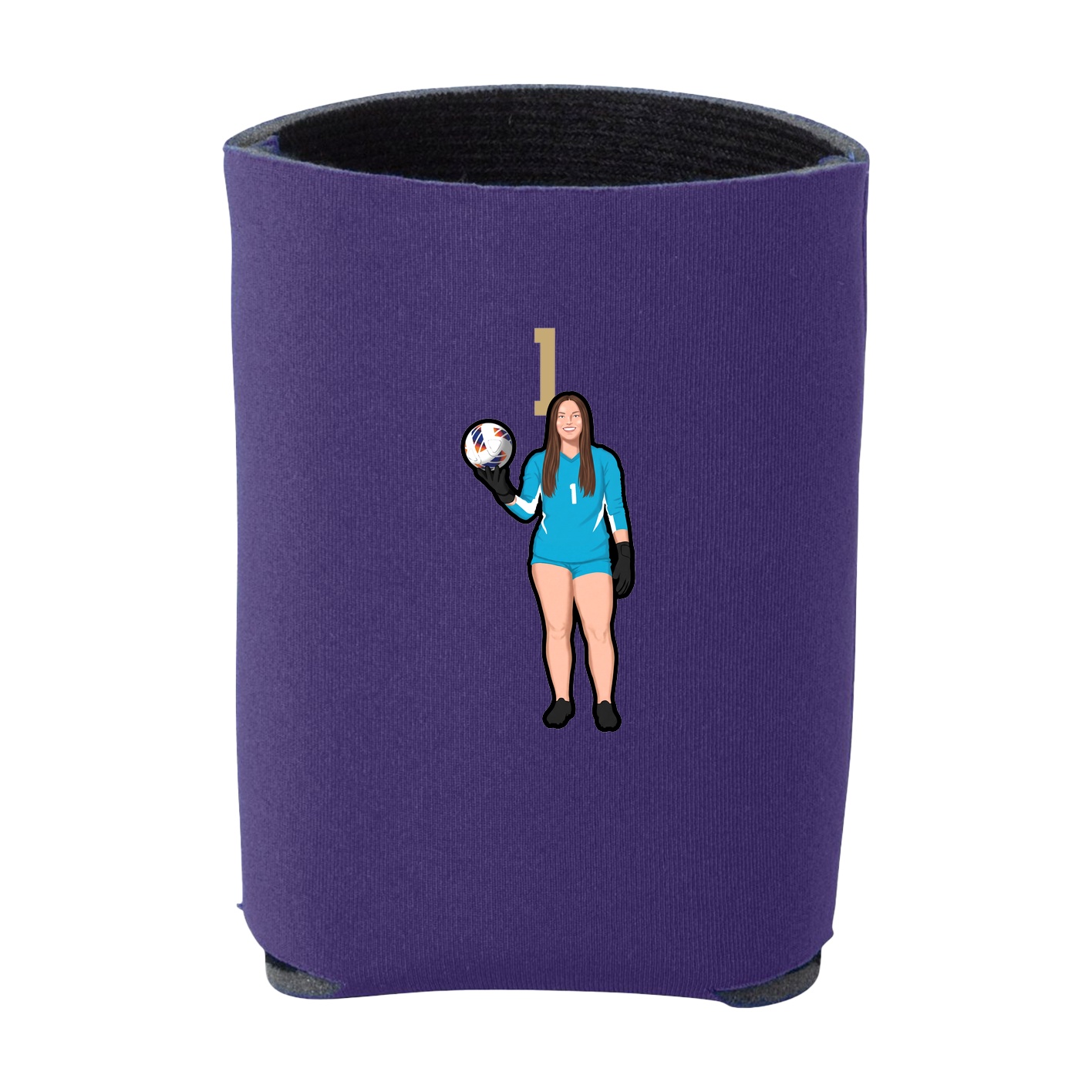 Can Holder — Number Top in Purple
