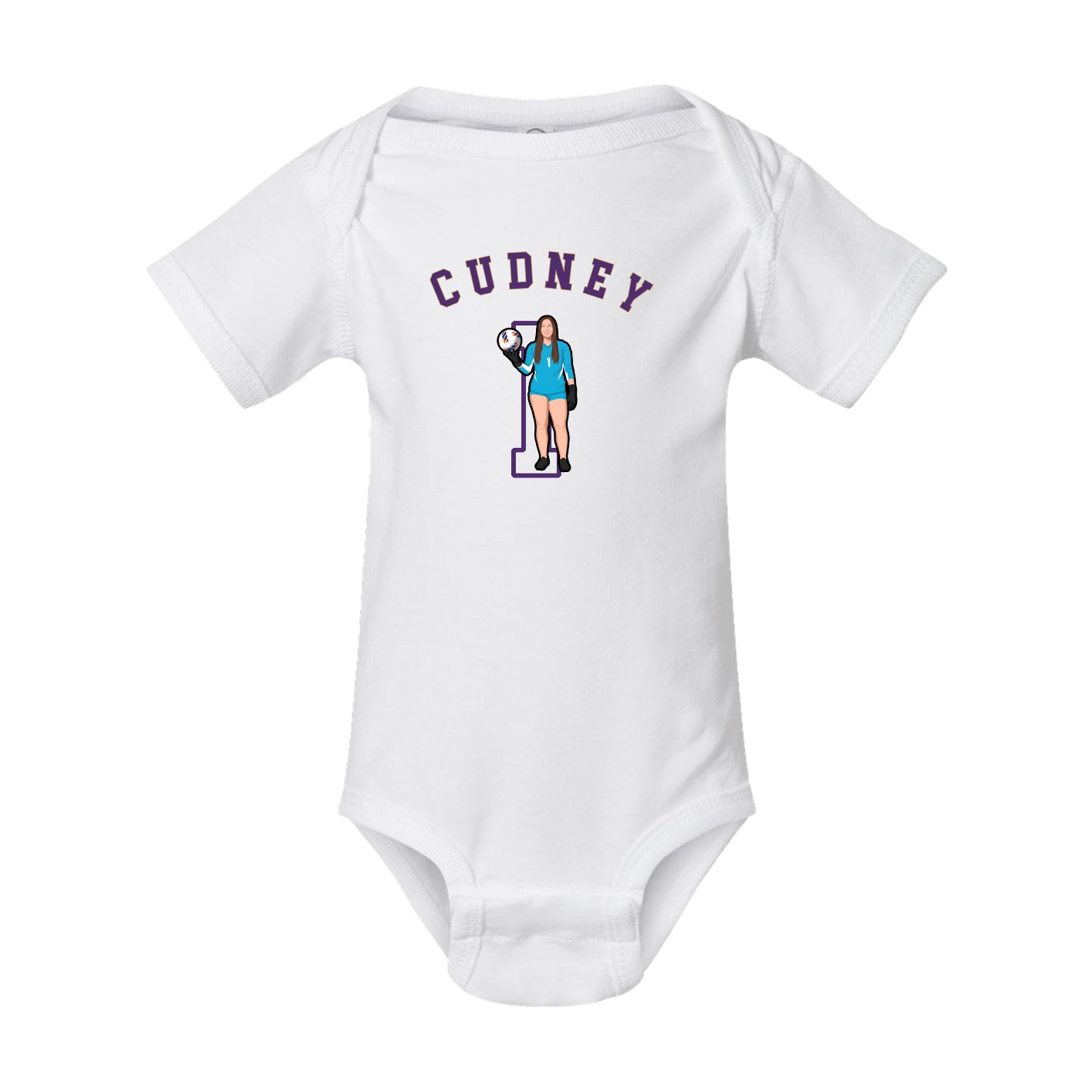 Baby Onesie — Shirsey Arch in White