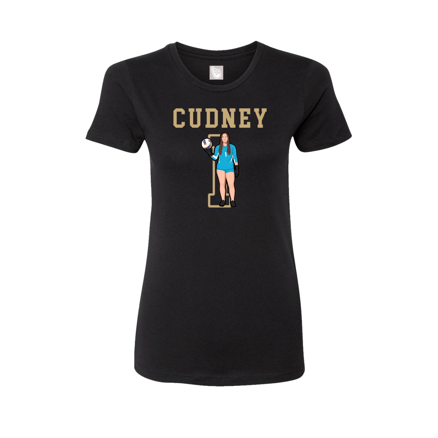 Fitted Women's Tee — Shirsey in Black