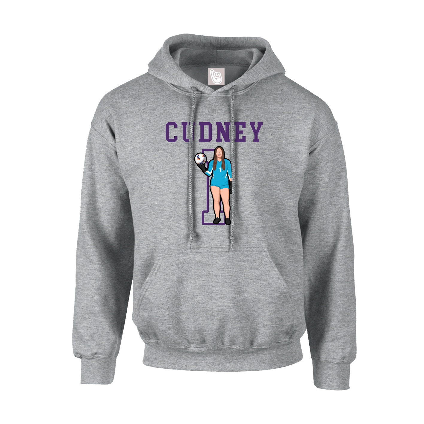 Hoodie — Shirsey in Grey
