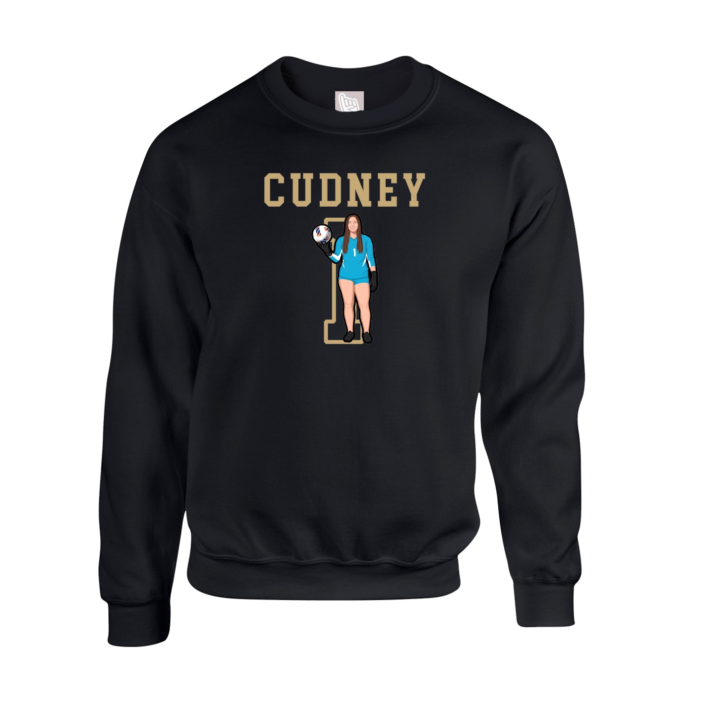 Fleece Crew — Shirsey in Black