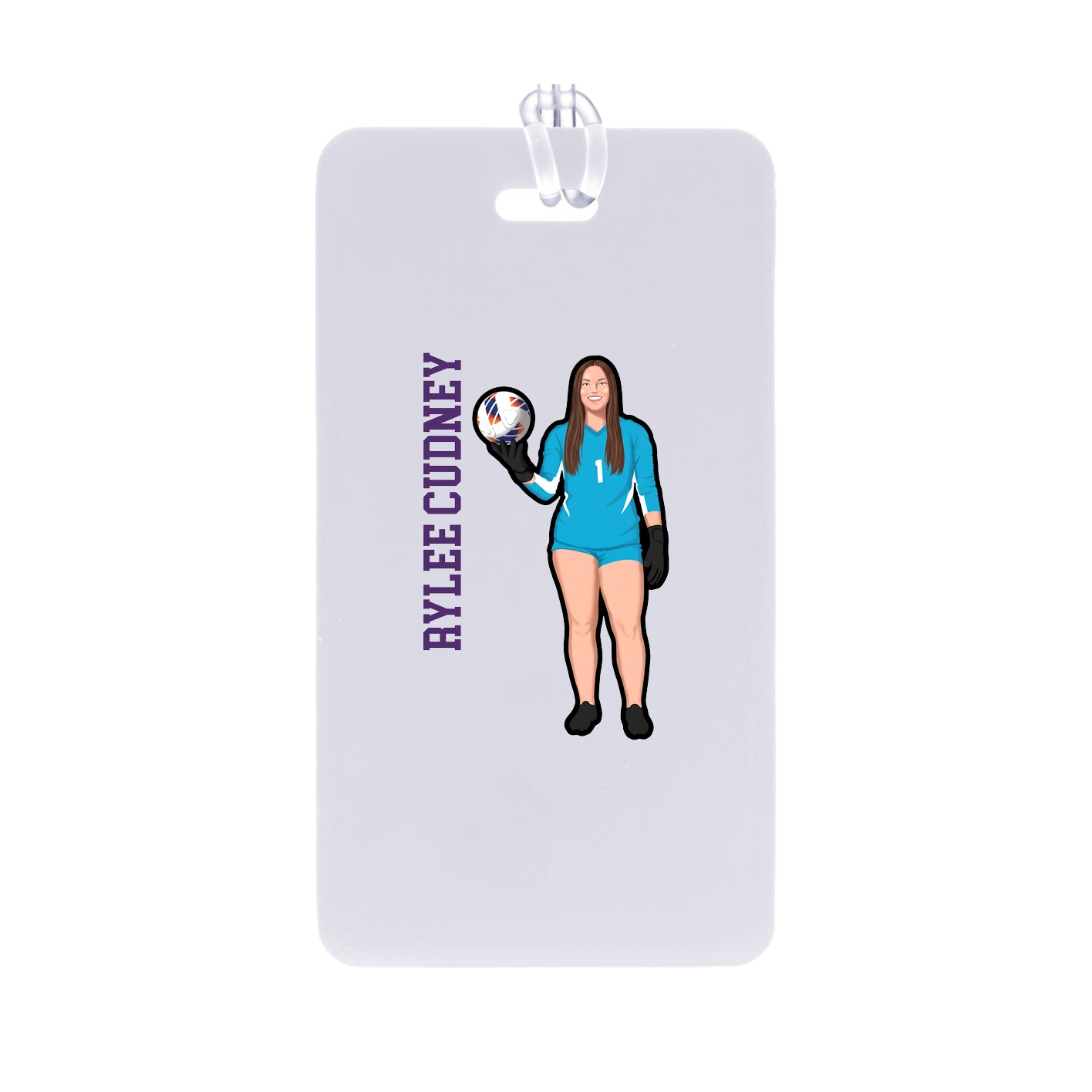 Bag Tag — Name Vertical in Classic