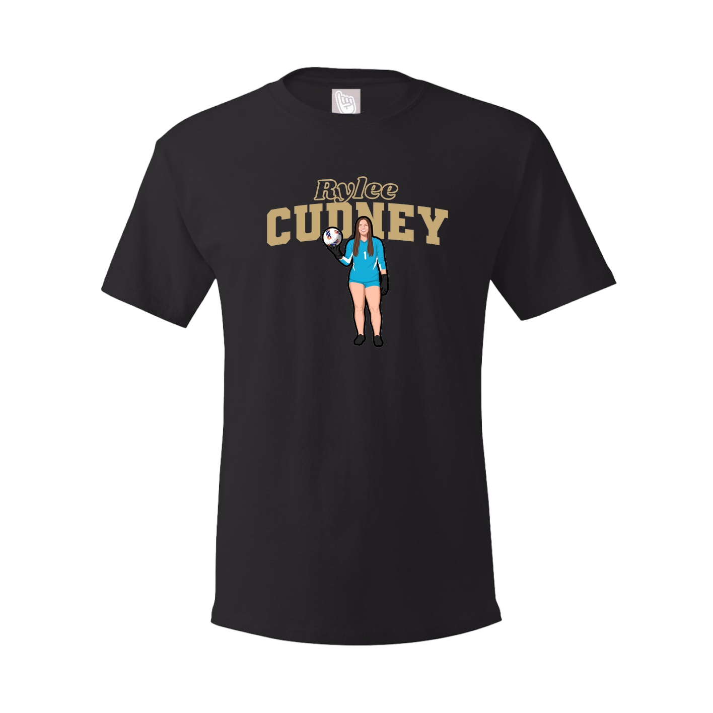 Youth Tee — Name Arch in Black