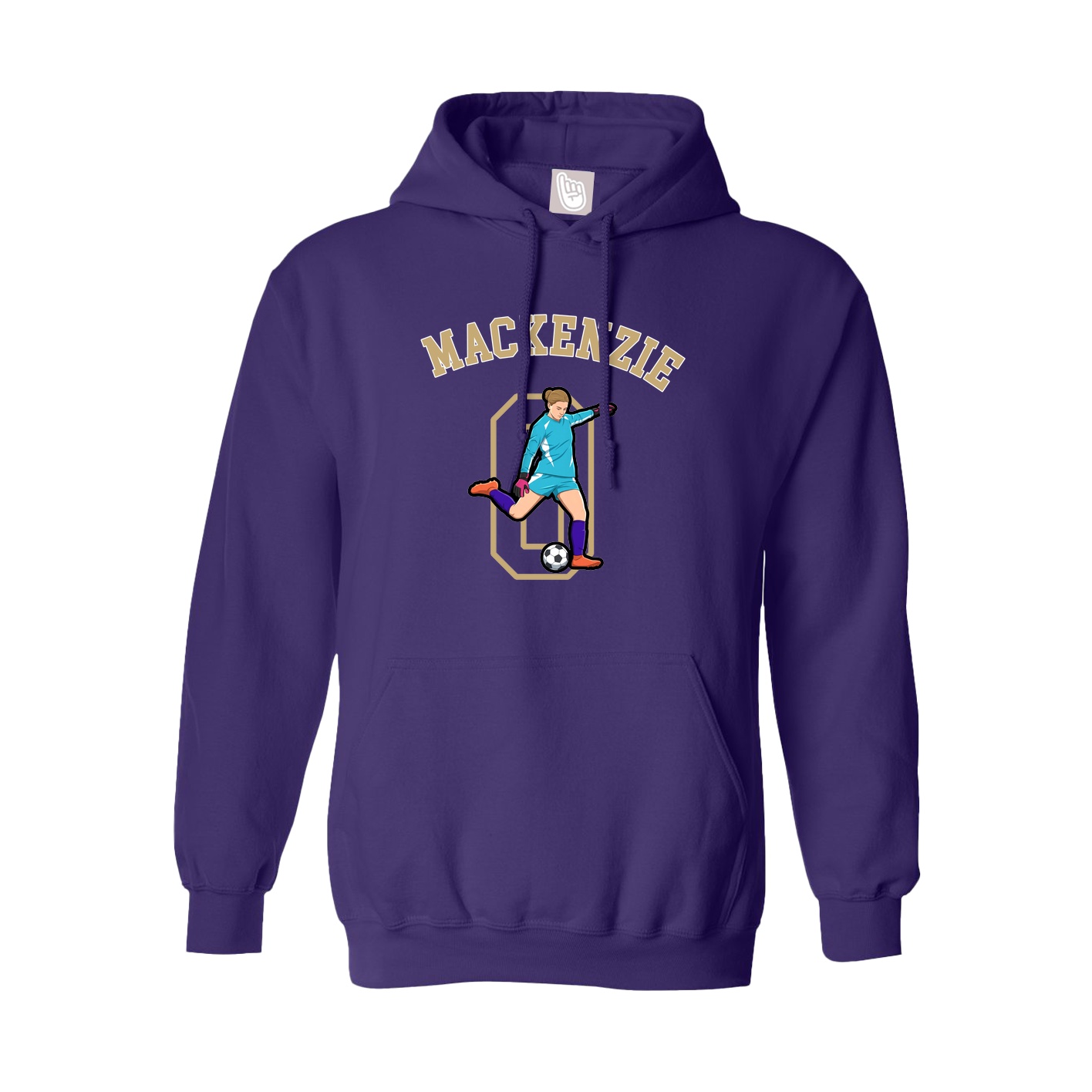 Youth Hoodie — Shirsey Arch in Purple